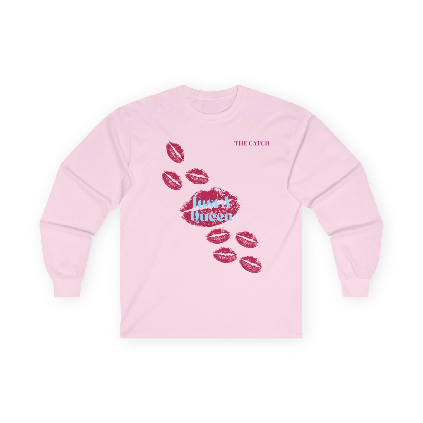 Just A Queen Long Sleeve Tee - Stylish Women's Cotton Shirt