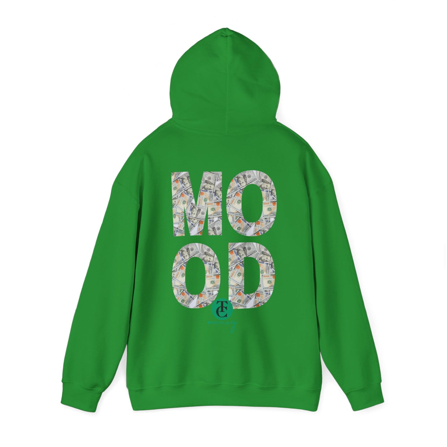 Trendy Hooded Sweatshirt - 'MOOD' Graphic, Comfortable Streetwear, Gift for Friends, Cozy Lounge Wear, Casual Outfit