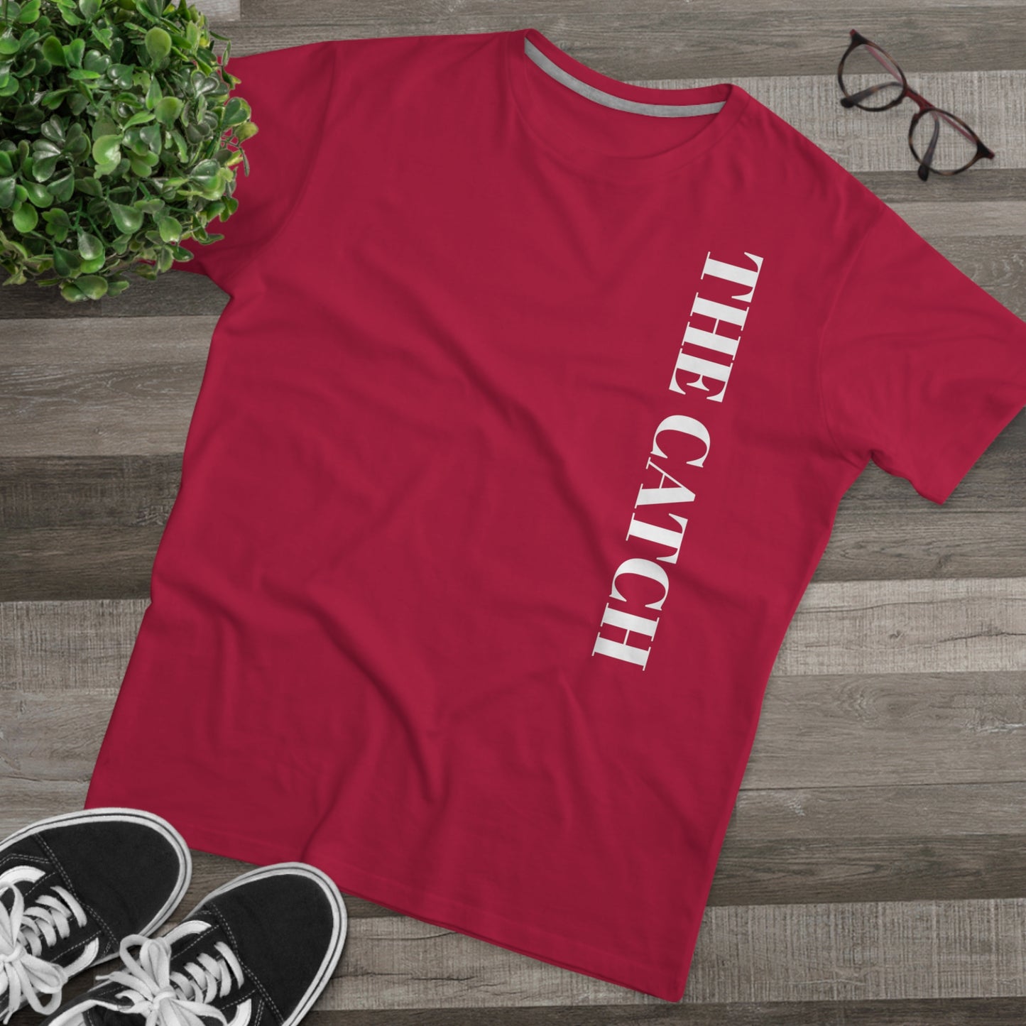 Men's Modern-Fit Tee - Stylish Casual Tee with "THE CATCH" Design