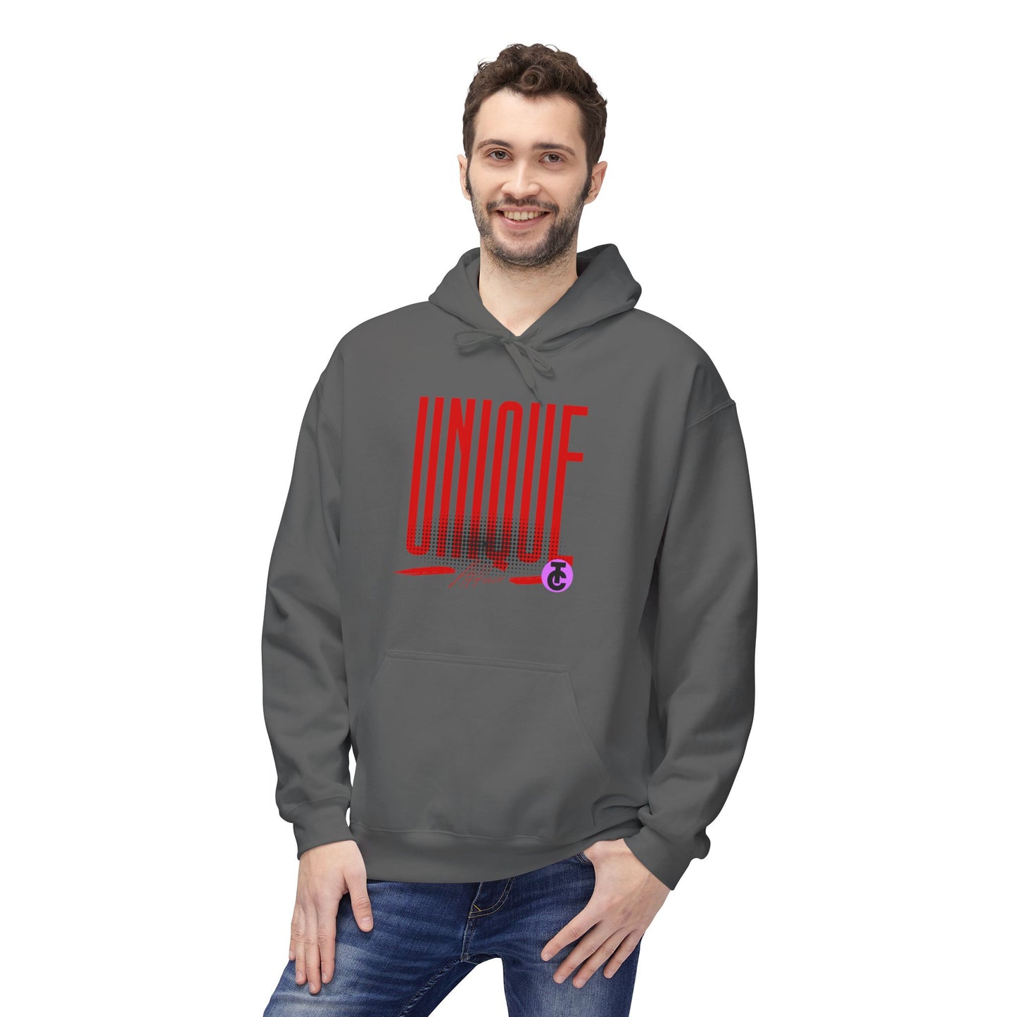 Unique Softstyle Fleece Hoodie - Trendy Graphic Sweatshirt