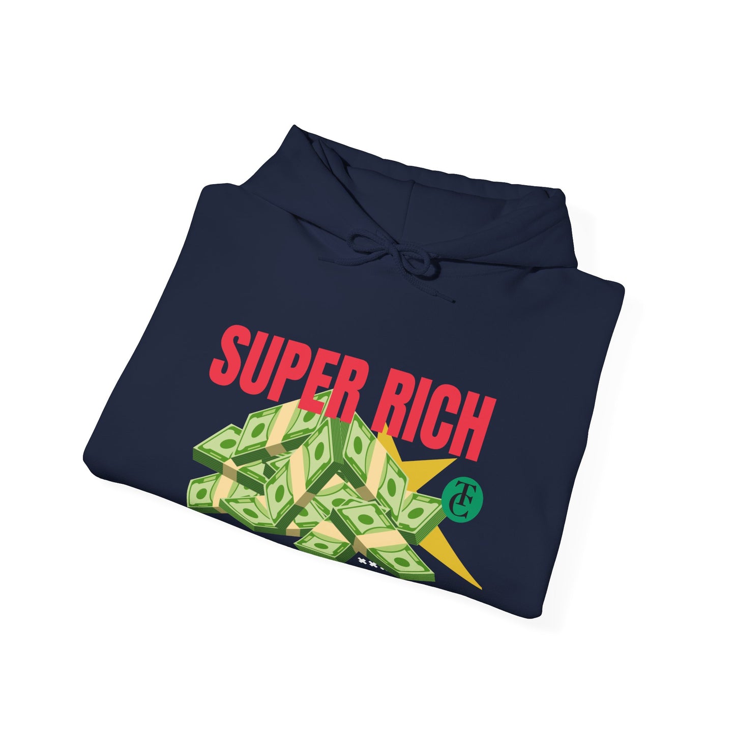 Super Rich Hoodie: Casual, Trendy Sweatshirt for Wealth Enthusiasts, Perfect Gift for Birthdays, Graduations, Holidays