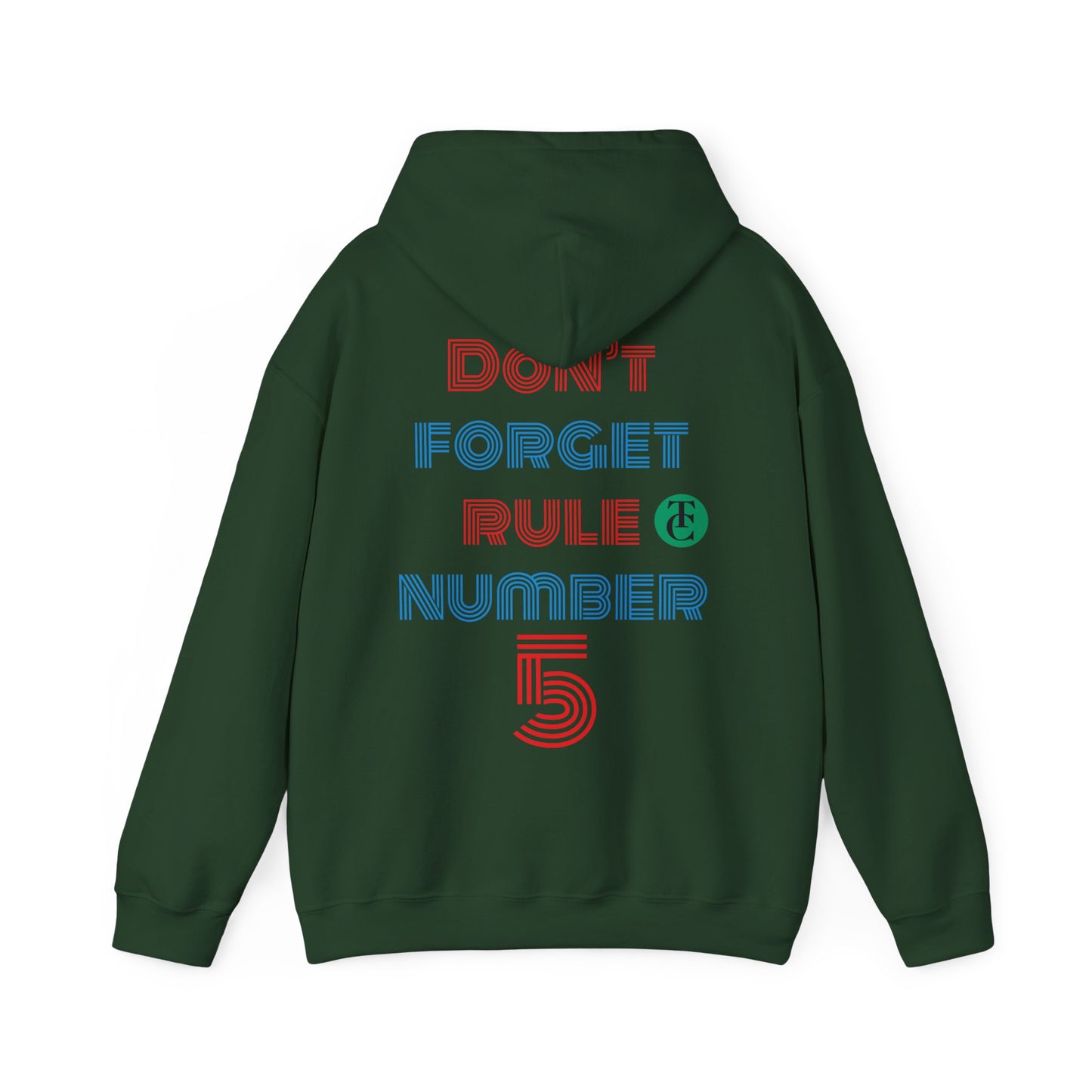 Stylish Reminder Hoodie - Perfect Gift for Friends, Casual Wear, Rule Number 5, Cozy Sweatshirt, Laid-back Fashion