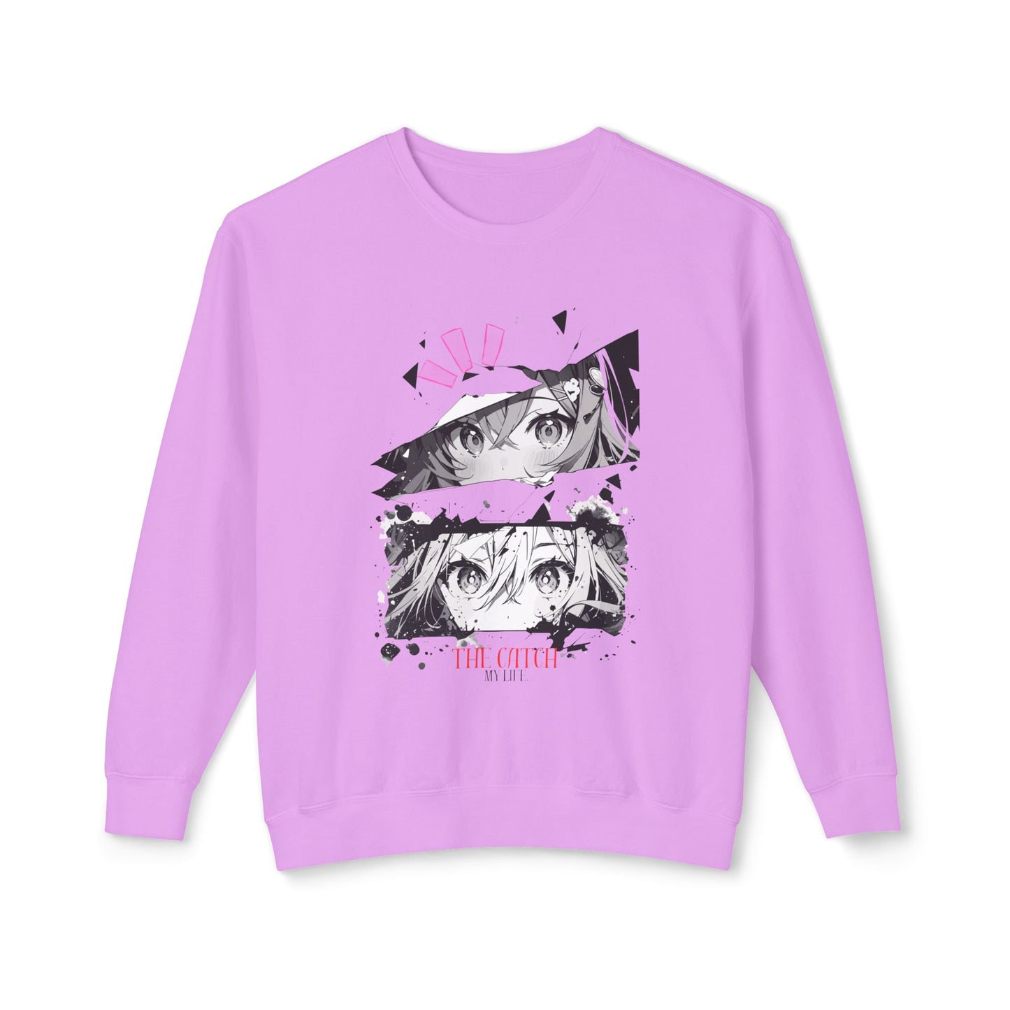 Anime Graphic Women's Lightweight Crewneck Sweatshirt - Perfect Gift for Fans