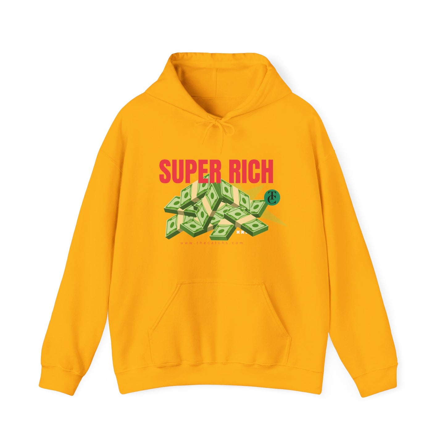 Super Rich Hoodie: Casual, Trendy Sweatshirt for Wealth Enthusiasts, Perfect Gift for Birthdays, Graduations, Holidays - THE CATCH
