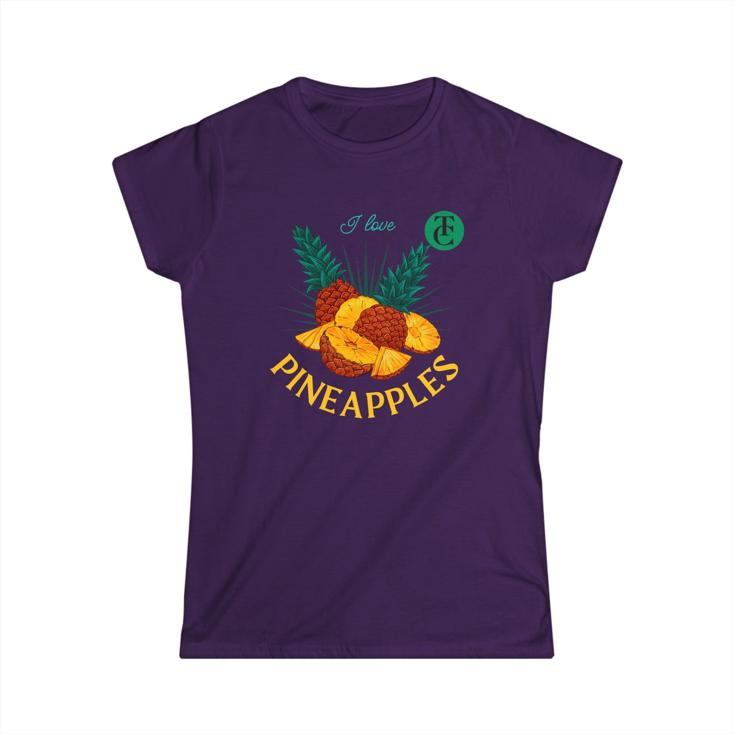 Pineapple Vibes Women's Tee, Tropical Shirt, Summer Outfit, Casual Wear, Gift for Fruit Lovers - THE CATCH
