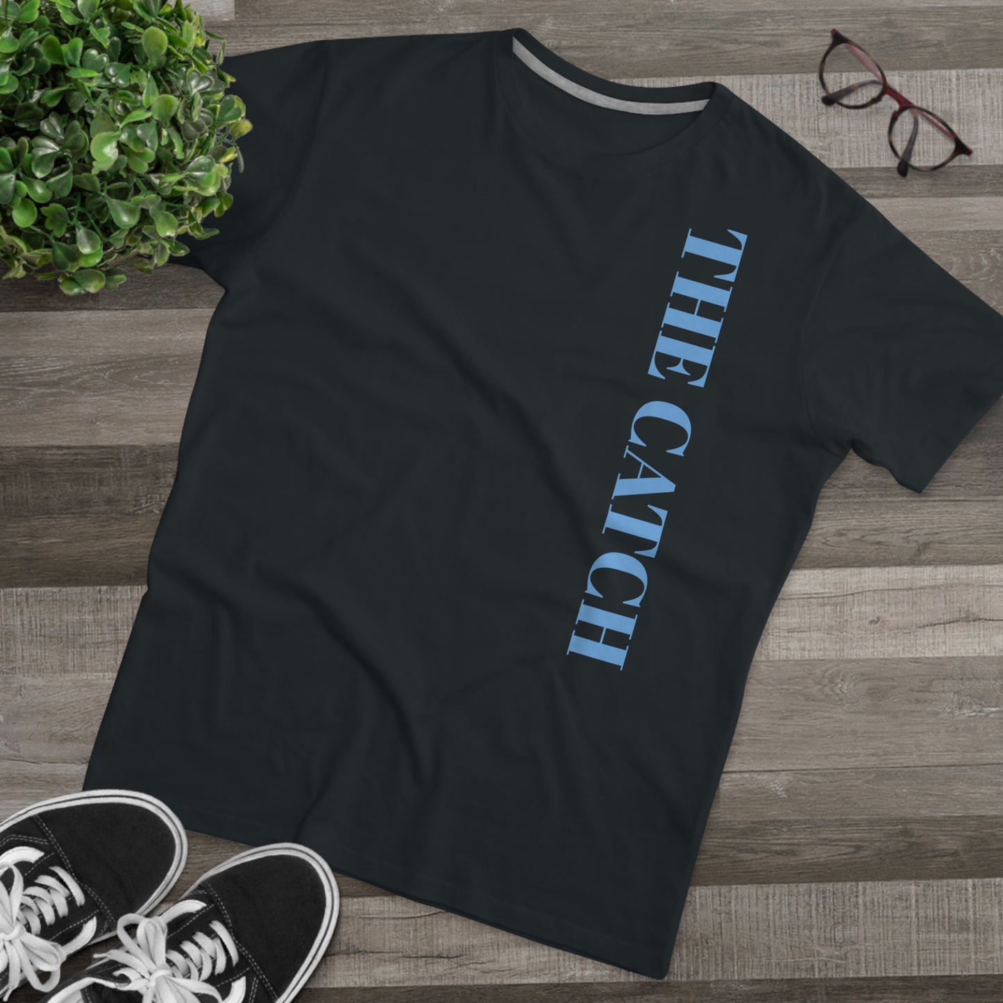 Men's Modern-Fit Tee - 'The Catch' Statement Shirt