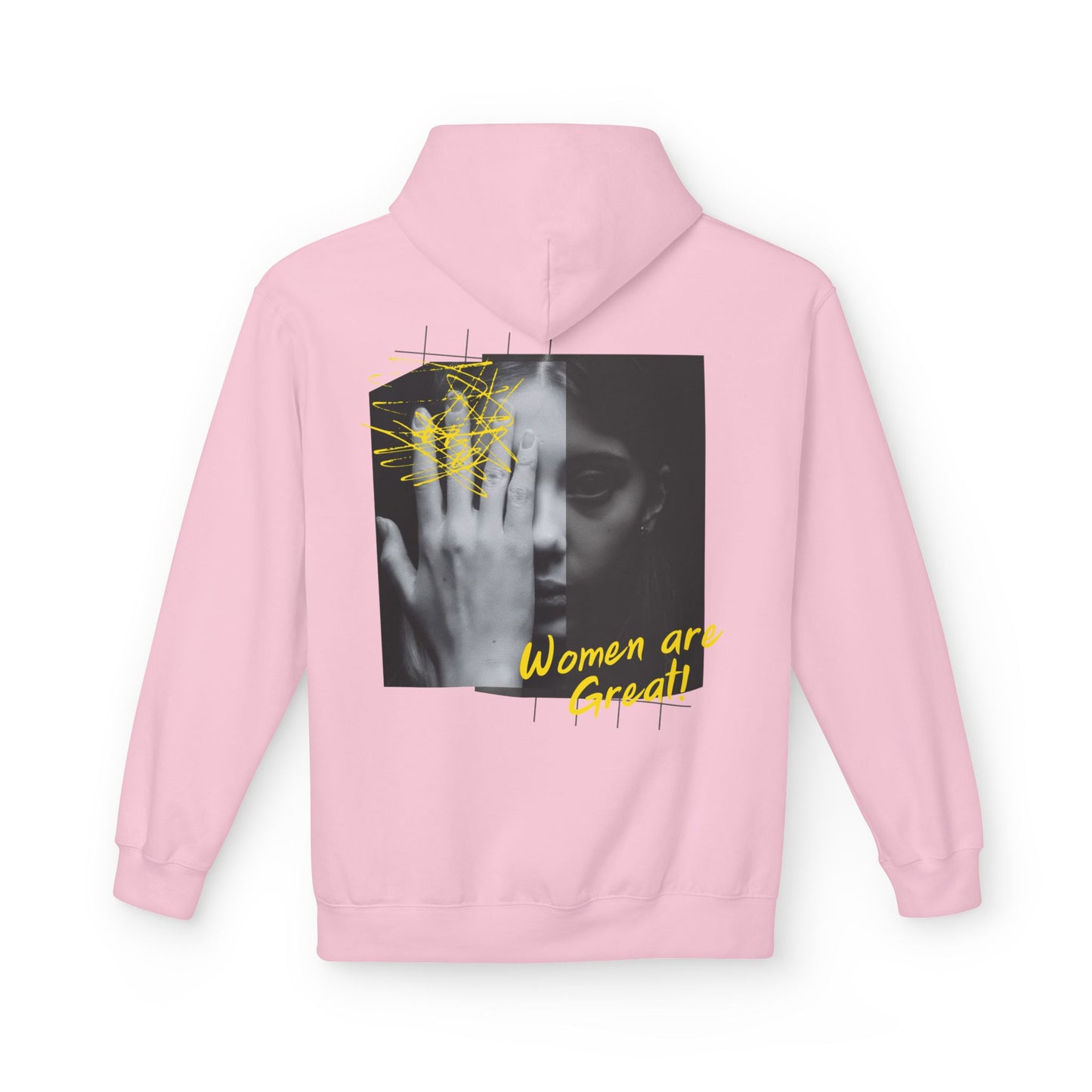 Empowering Women's Fleece Hoodie - "Strong Women Don't Wilt, They Bloom"
