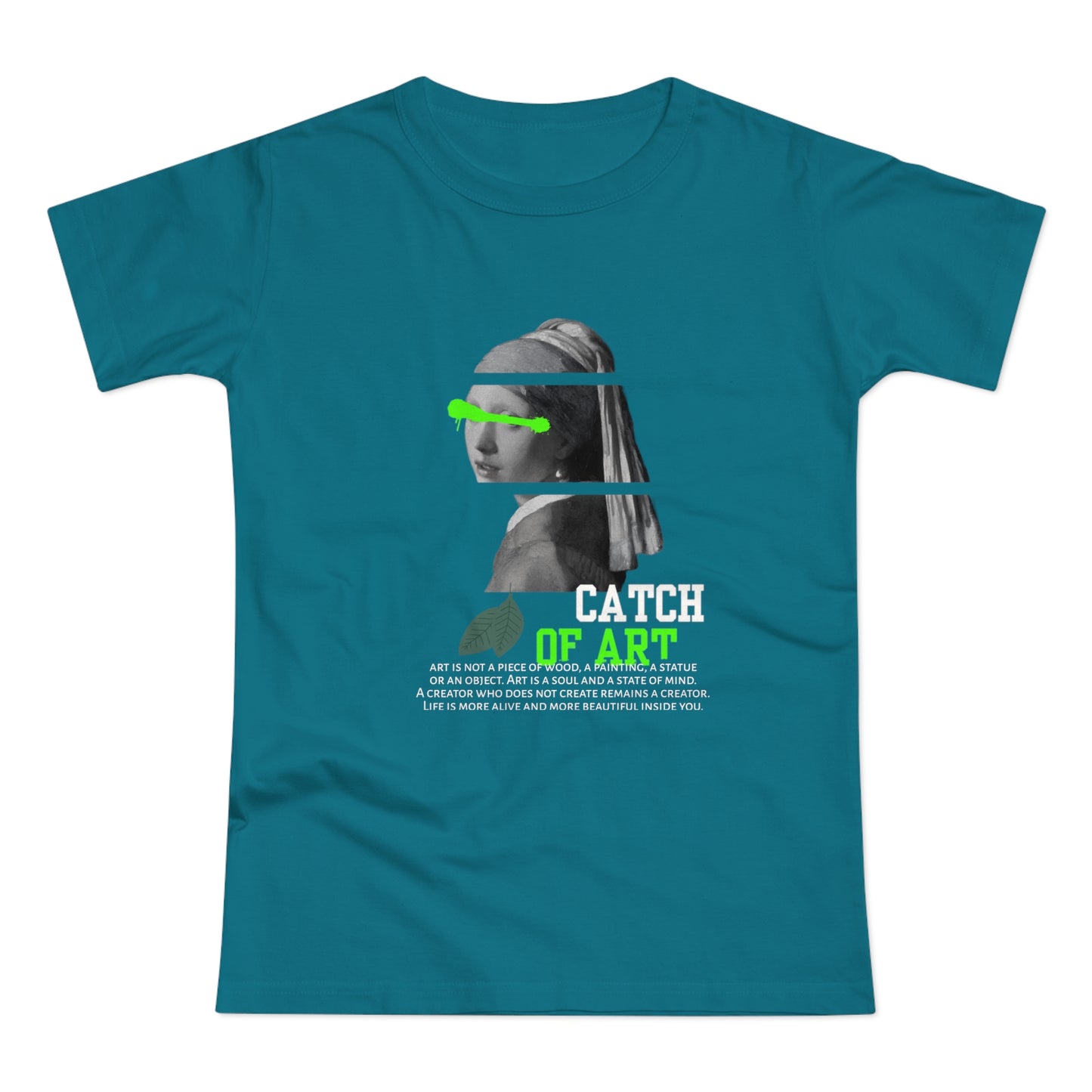 Catch of Art Women's T-Shirt - Creative Graphic Tee for Art Lovers - THE CATCH