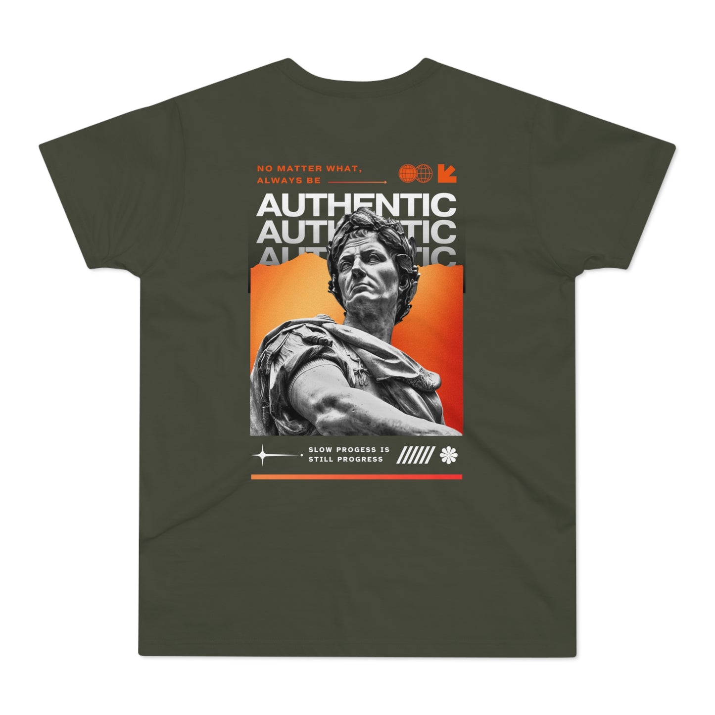 Men's Orange T-Shirt with 'The Catch' and Authentic Design - Perfect for Casual Wear & Gifts