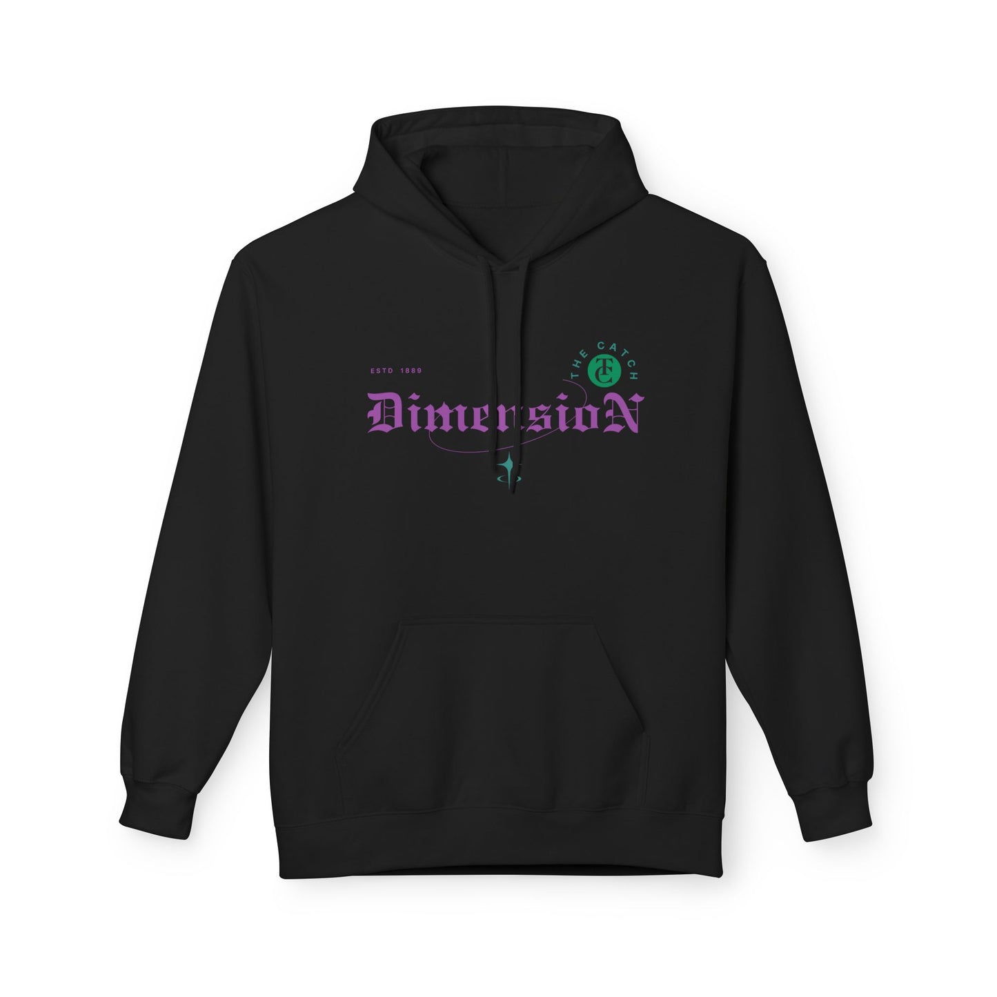 Cosmic Dimension Hoodie | Softstyle Fleece Wear, Unique Graphic Pullover, Gift for Astronomers, Casual Streetwear - THE CATCH