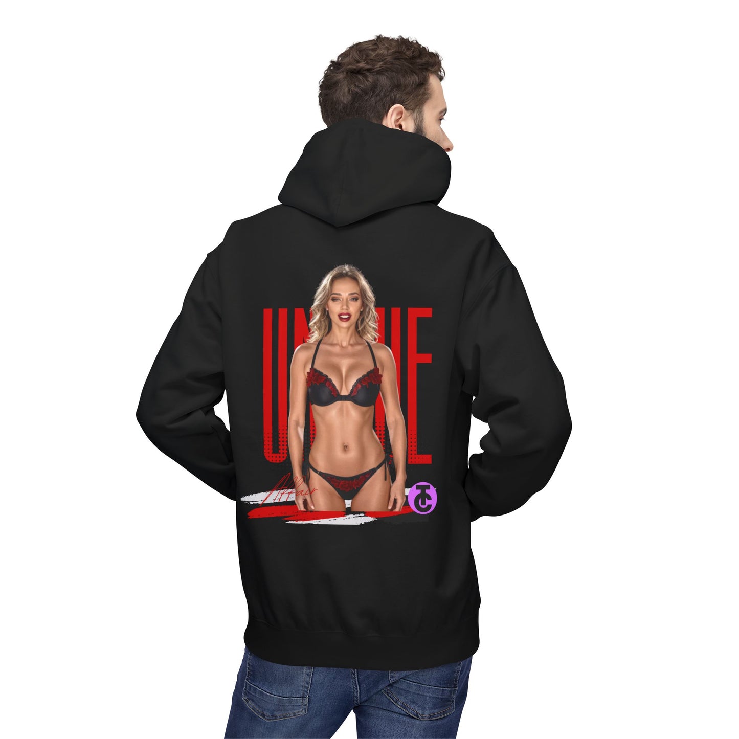 Unique Softstyle Fleece Hoodie - Trendy Graphic Sweatshirt - THE CATCH