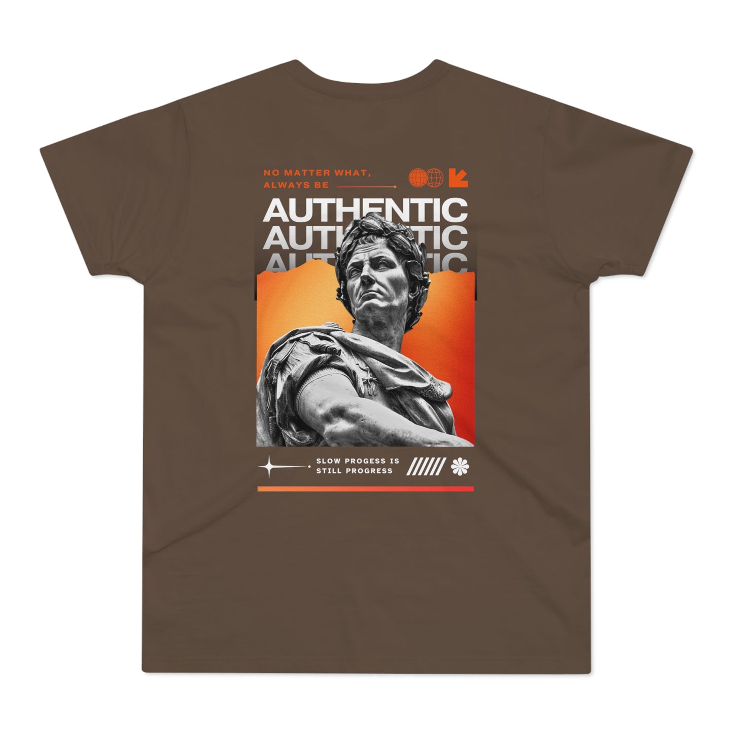 Men's Orange T-Shirt with 'The Catch' and Authentic Design - Perfect for Casual Wear & Gifts