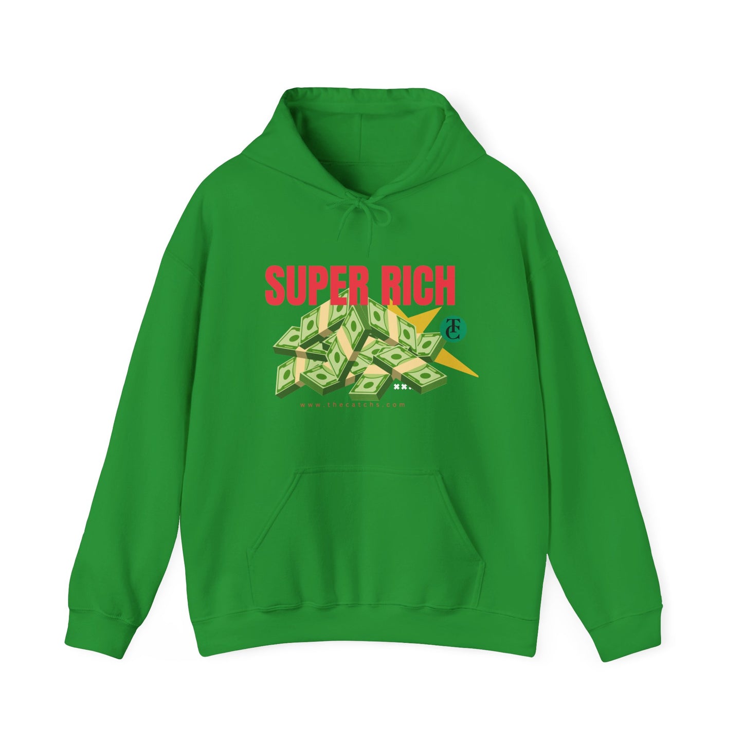 Super Rich Hoodie: Casual, Trendy Sweatshirt for Wealth Enthusiasts, Perfect Gift for Birthdays, Graduations, Holidays - THE CATCH