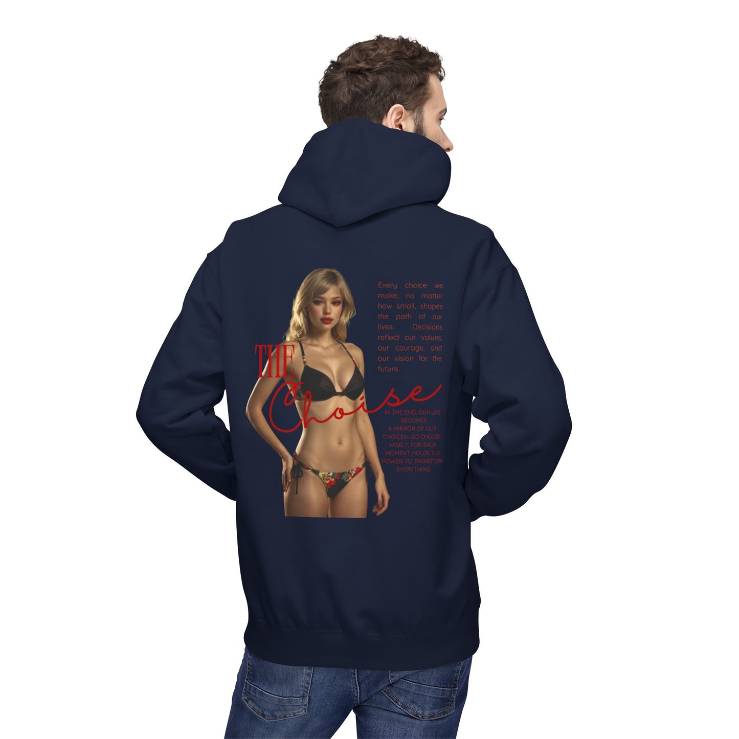 Stylish Fleece Hoodie with Unique Design, Cozy Streetwear, Gift for Him or Her, Casual Fashion, Perfect for Everyday Wear