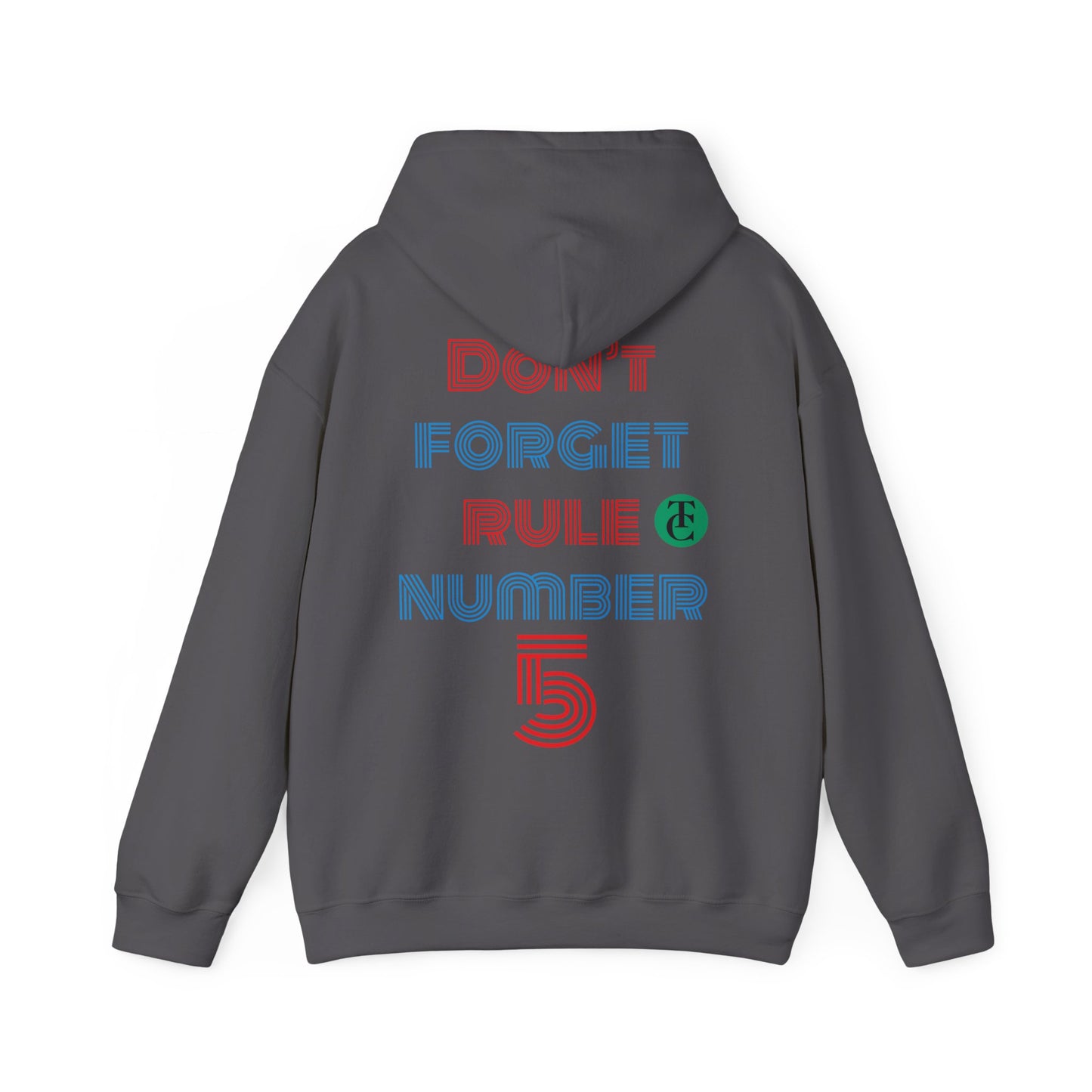 Stylish Reminder Hoodie - Perfect Gift for Friends, Casual Wear, Rule Number 5, Cozy Sweatshirt, Laid-back Fashion