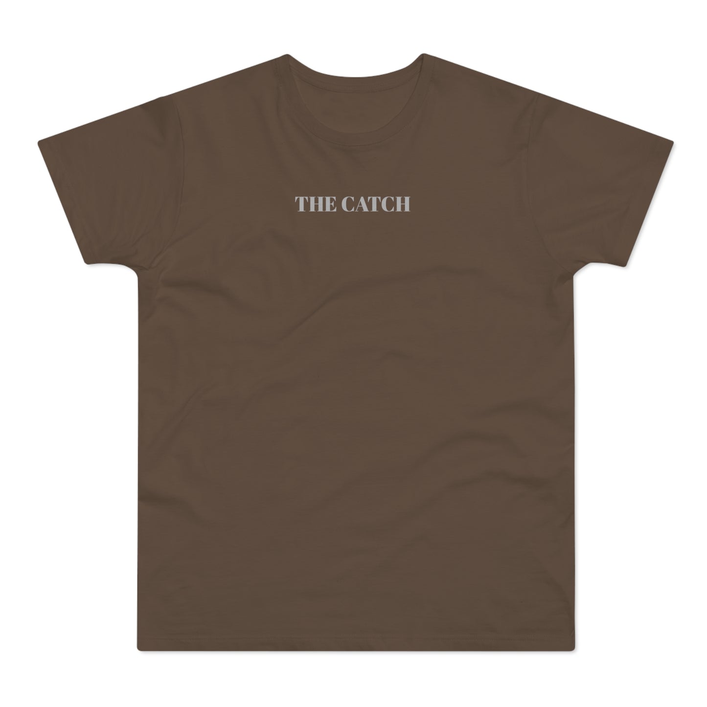 Men's Orange T-Shirt with 'The Catch' and Authentic Design - Perfect for Casual Wear & Gifts
