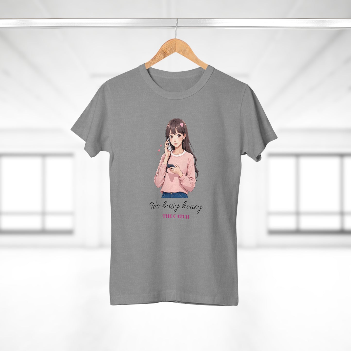 Too Busy Honey Graphic T-Shirt for Women - Cute Casual Top - THE CATCH