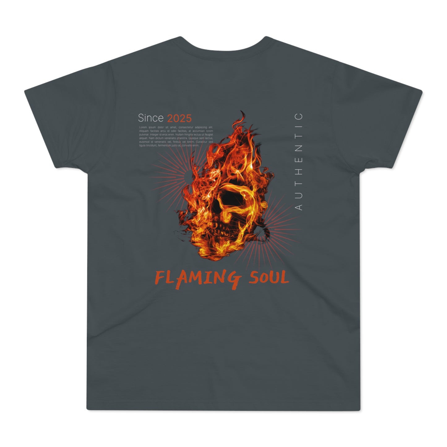 Flaming Soul T-Shirt - The Catch Graphic Tee for Bold Fashion