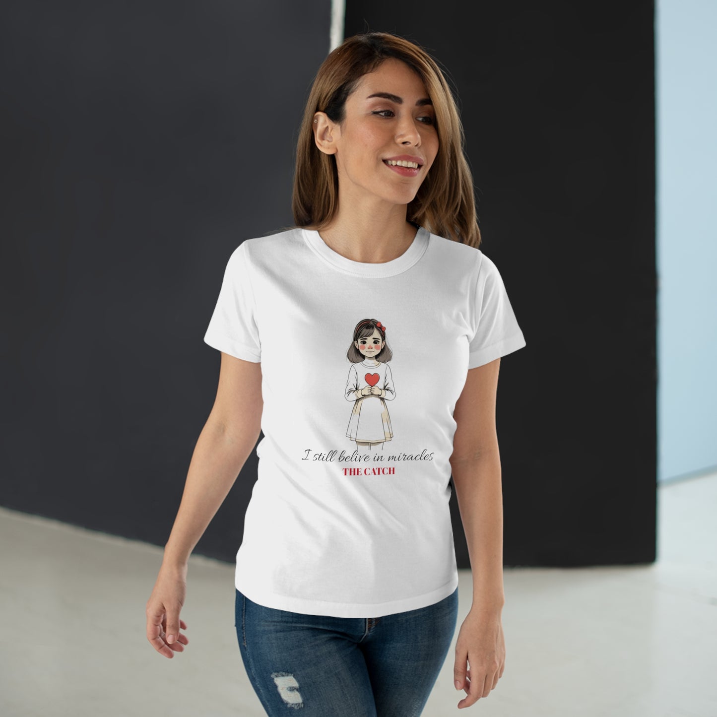 Miracle Believer Women's T-Shirt - Cute Graphic Tee for Hope and Inspiration - THE CATCH