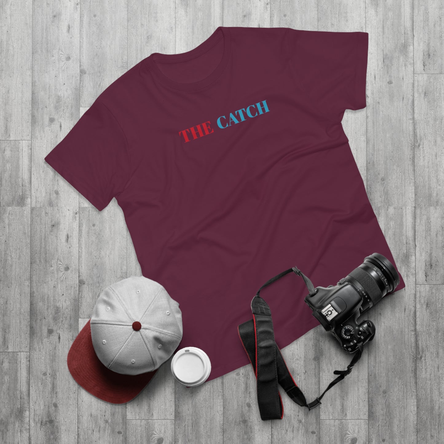 Men's Graphic T-Shirt - "The Catch" with Skull Design