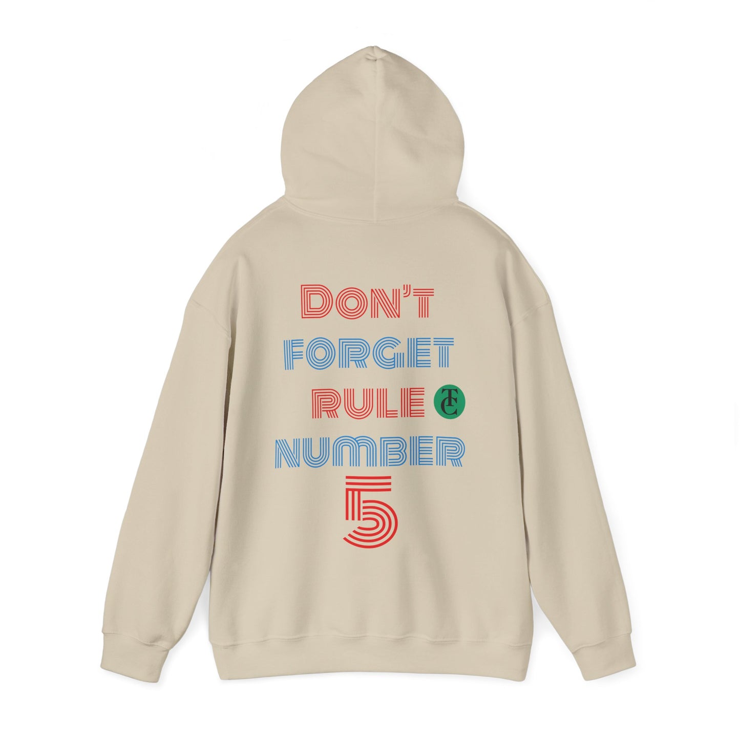 Stylish Reminder Hoodie - Perfect Gift for Friends, Casual Wear, Rule Number 5, Cozy Sweatshirt, Laid-back Fashion