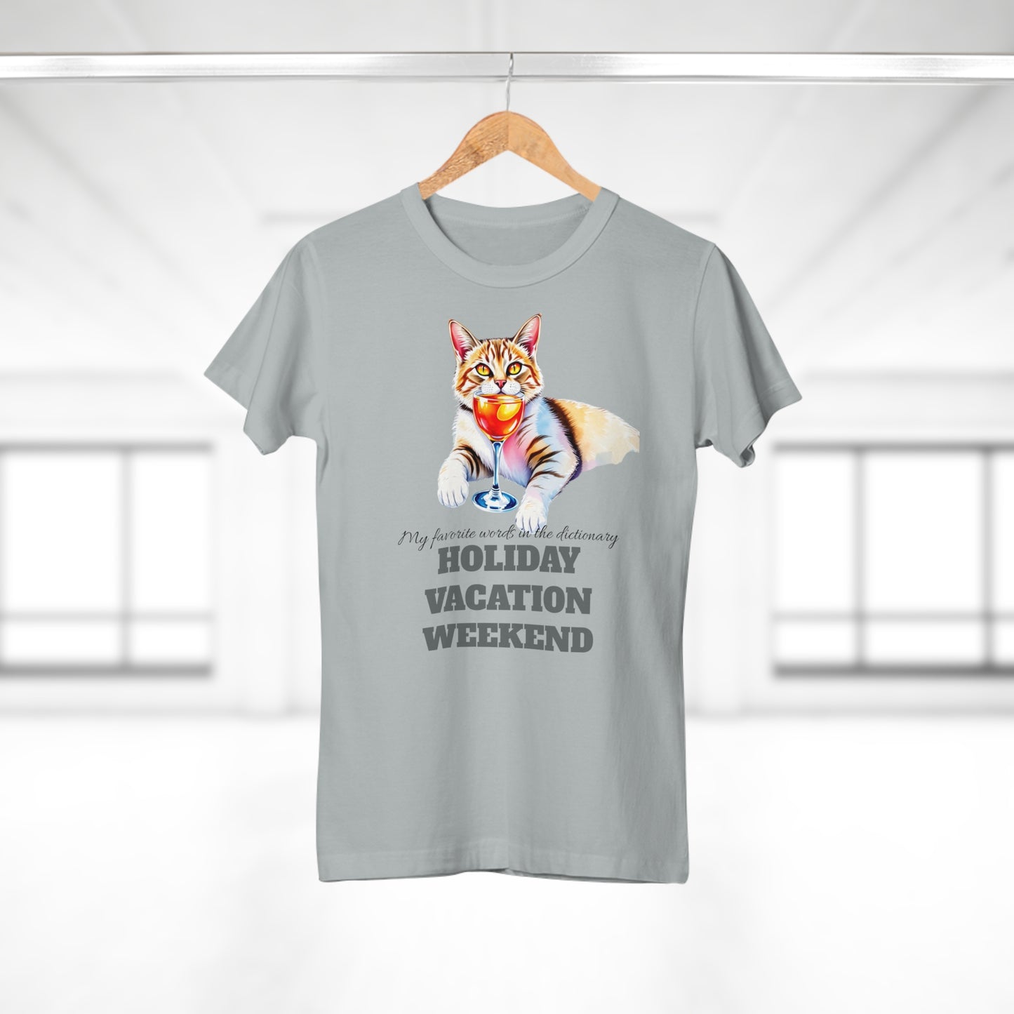Cat Lover's Holiday Vacation T-Shirt