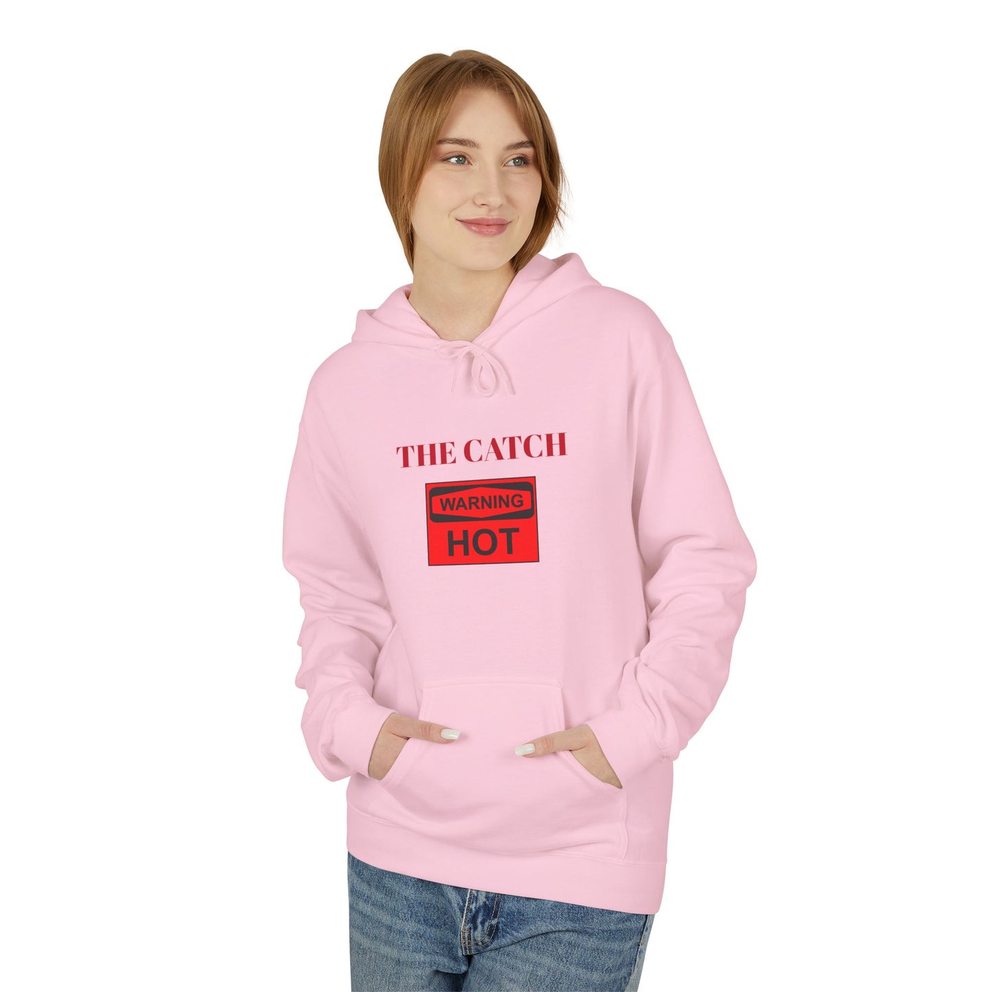Warning Hot Hoodie - Midweight Softstyle Fleece