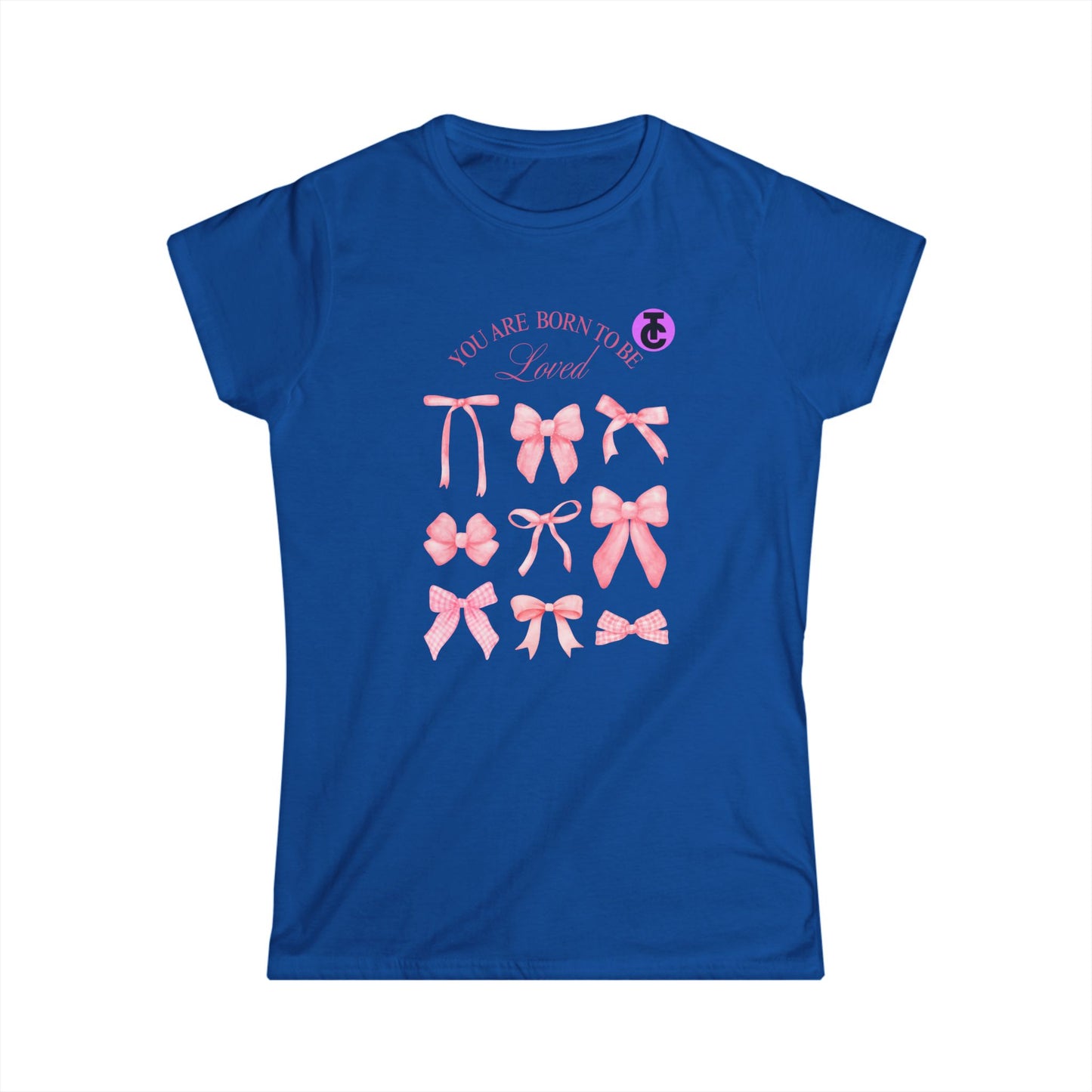 Chic Bow-Themed Women's Softstyle Tee - Perfect for Casual Days, Birthdays, and Celebrations, Birthday Gift, Cute Graphic Shirt - THE CATCH