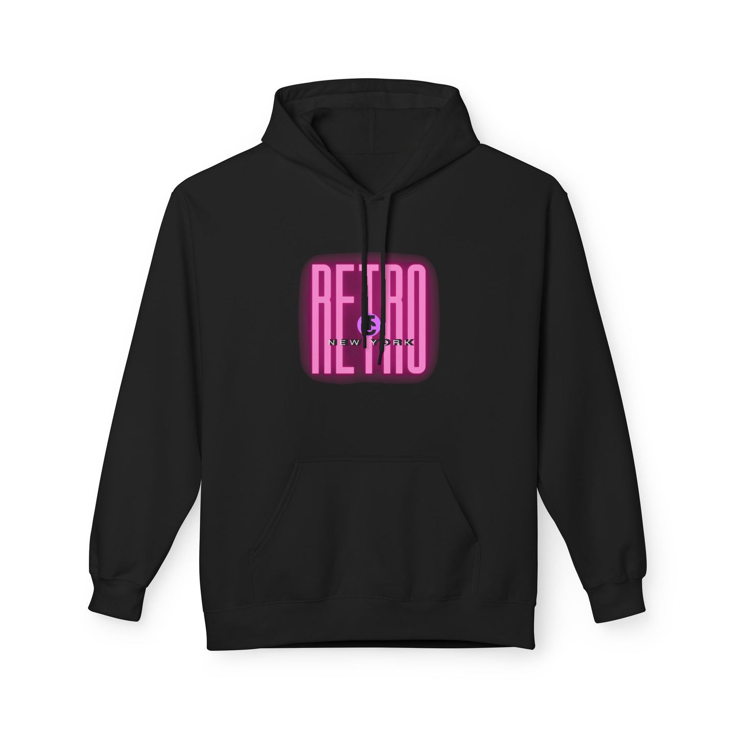 Retro New York Fleece Hoodie, 80s Style Sweatshirt, Vintage Hoodie, Casual Streetwear, Trending Fashion - THE CATCH