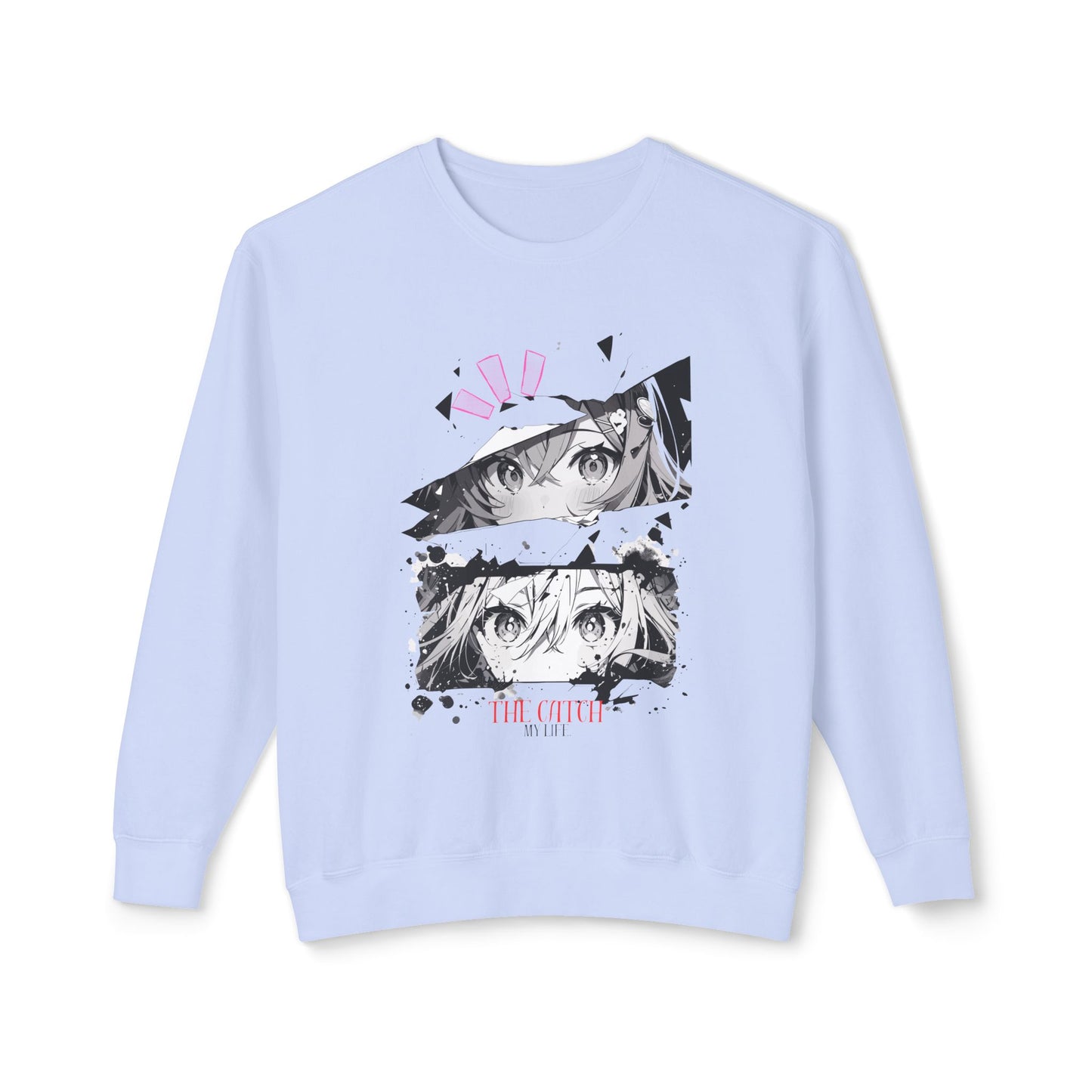 Anime Graphic Women's Lightweight Crewneck Sweatshirt - Perfect Gift for Fans