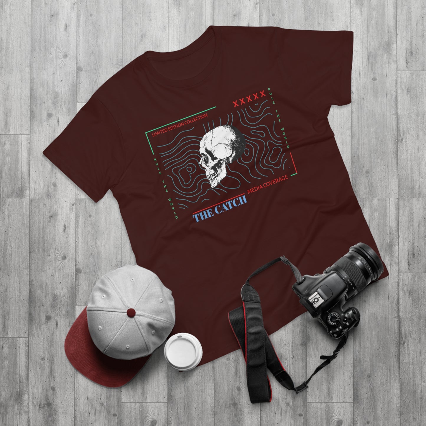 Limited Edition Skull Graphic Men's T-Shirt - The Catch Media Coverage