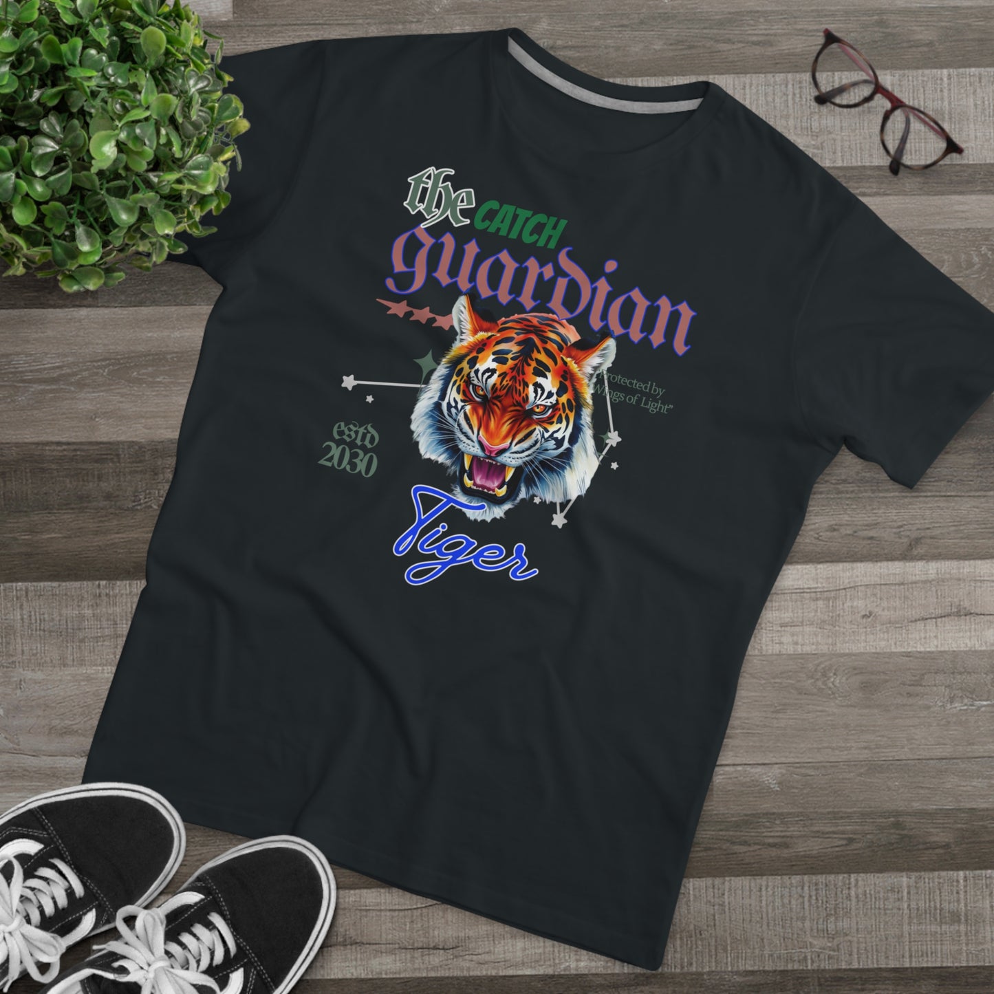 Men's Modern-fit Tiger Graphic Tee - The Catch Guardian 2030