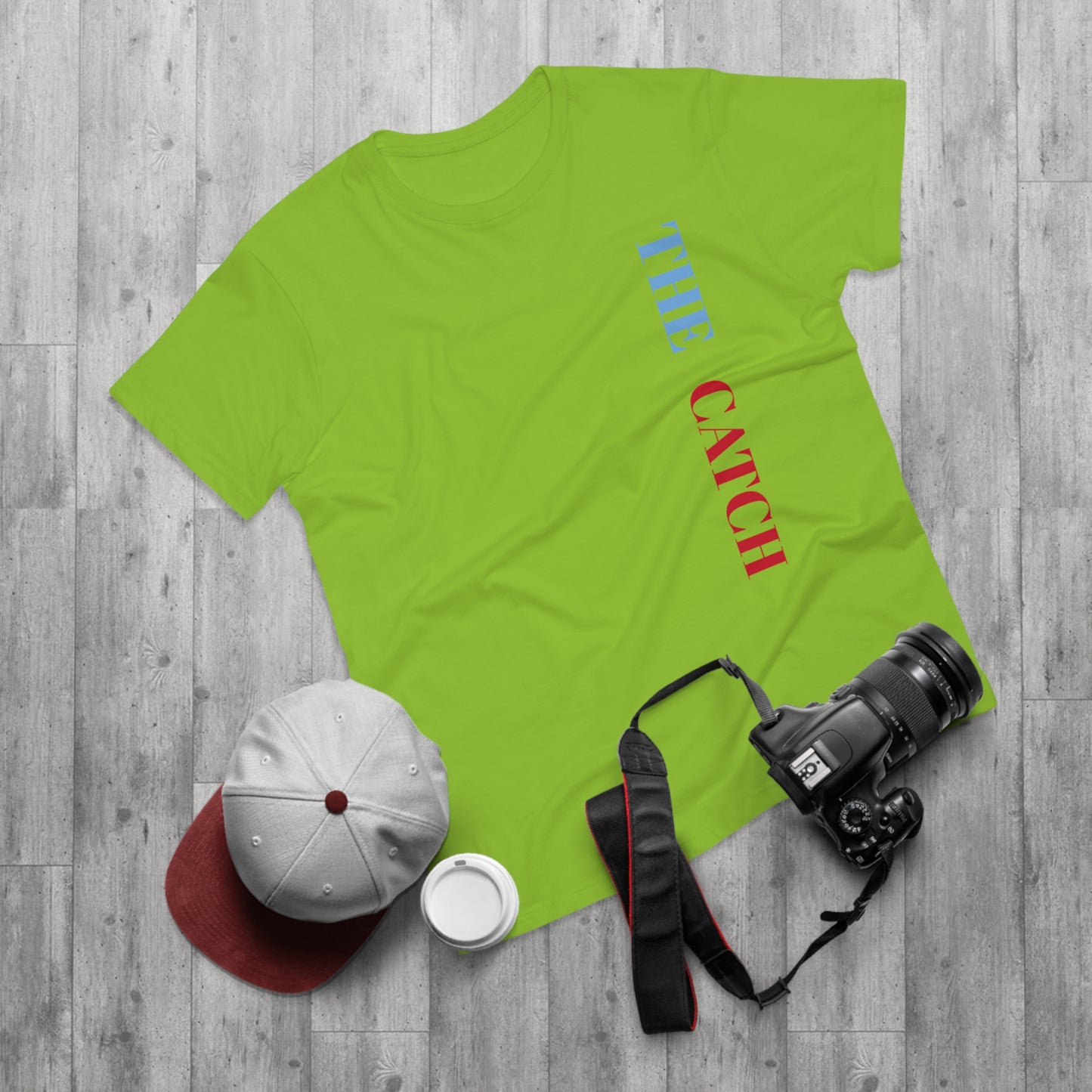 Men's Graphic T-Shirt - 'The Catch' Fallen Angel Design