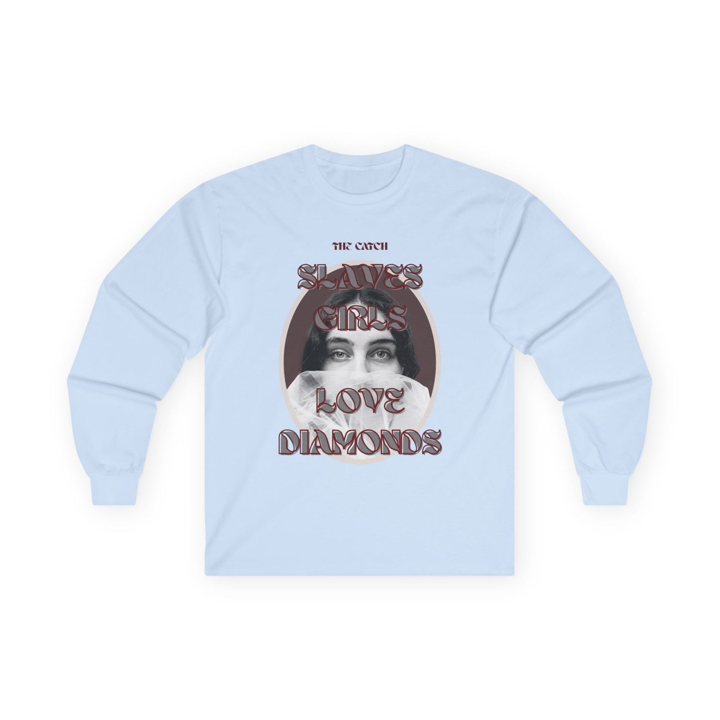 'Girls Love Diamonds' Long Sleeve Tee - Stylish Cotton Shirt for Fashion Lovers - THE CATCH
