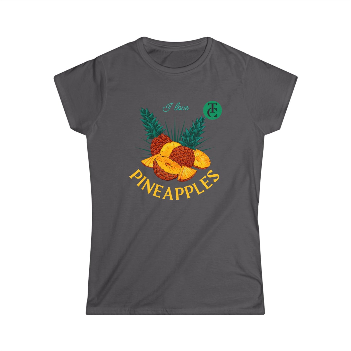Pineapple Vibes Women's Tee, Tropical Shirt, Summer Outfit, Casual Wear, Gift for Fruit Lovers - THE CATCH