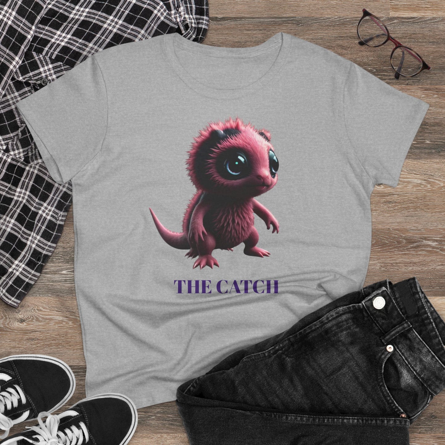 Women's Midweight Cotton Tee - THE CATCH