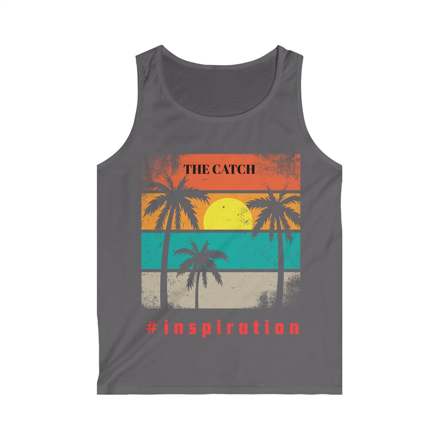 Inspiration Palm Tree Men's Tank Top – Summer Vibes Casual Wear