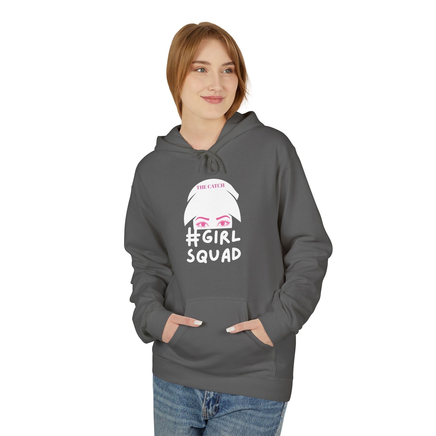 #GirlSquad Softstyle Fleece Hoodie – Perfect for Friends' Gatherings & Cozy Days