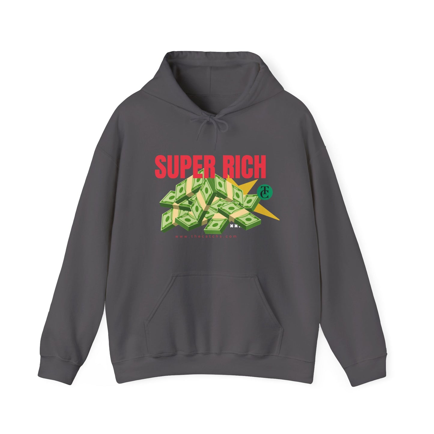 Super Rich Hoodie: Casual, Trendy Sweatshirt for Wealth Enthusiasts, Perfect Gift for Birthdays, Graduations, Holidays - THE CATCH