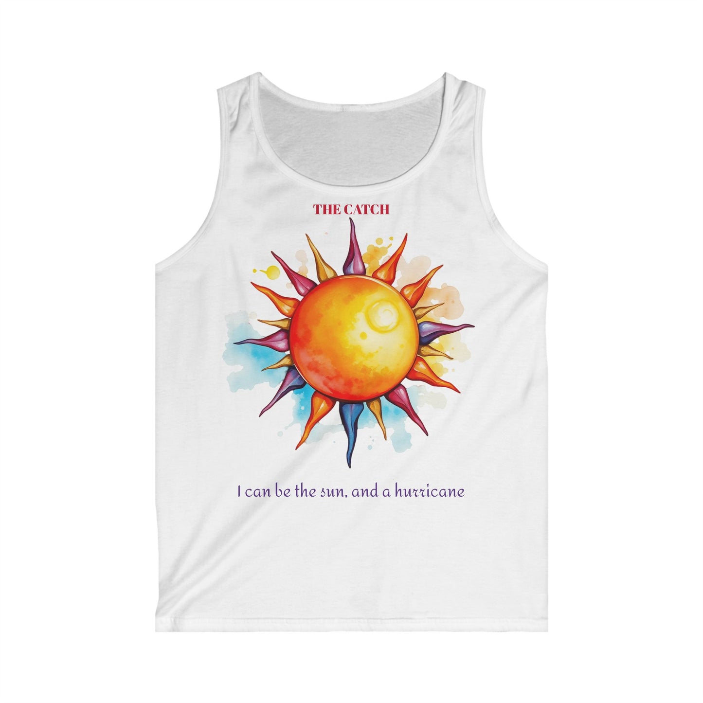 Men's Sun-Themed Softstyle Tank Top - The Catch - THE CATCH