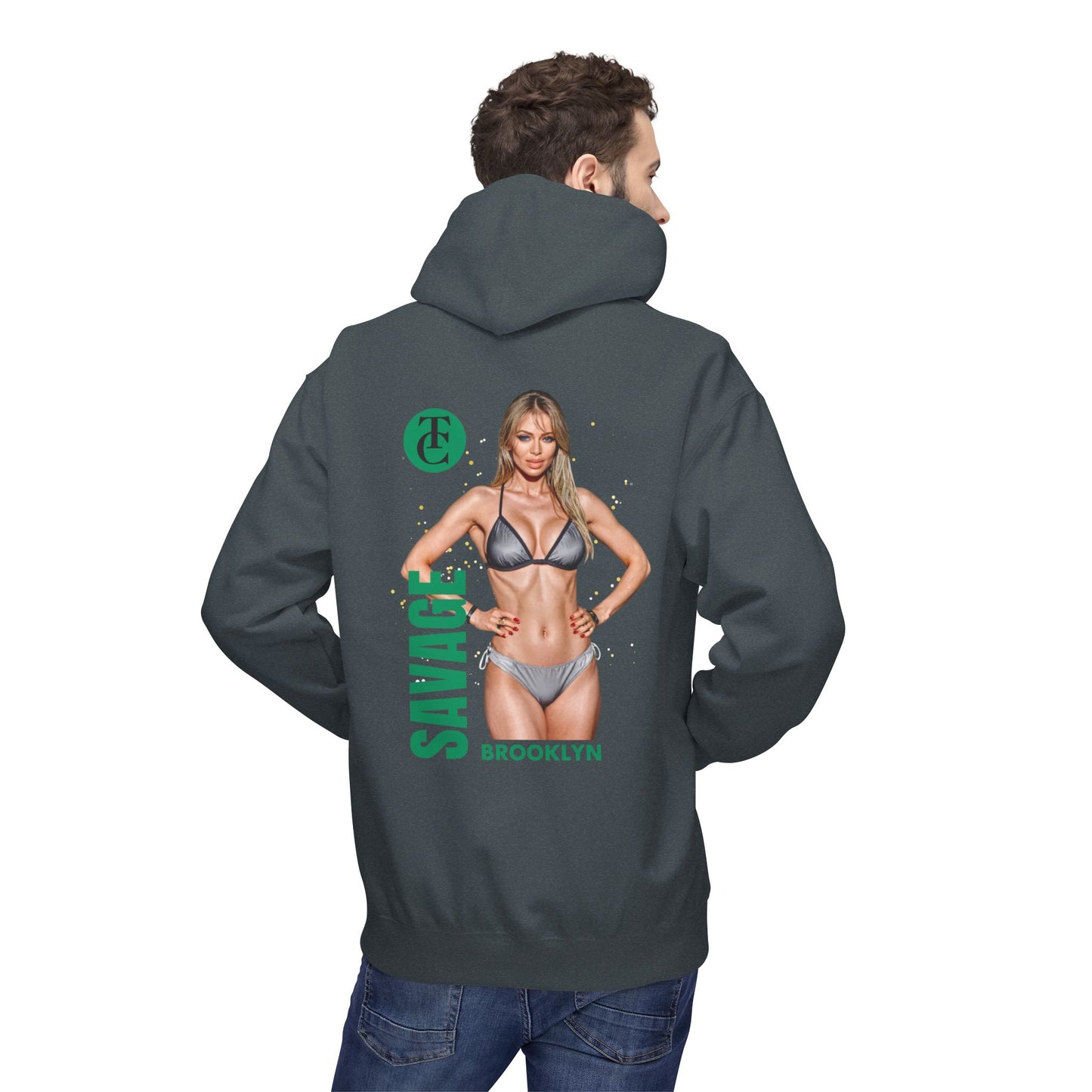 Savage Brooklyn Midweight Fleece Hoodie - Casual Streetwear Fashion