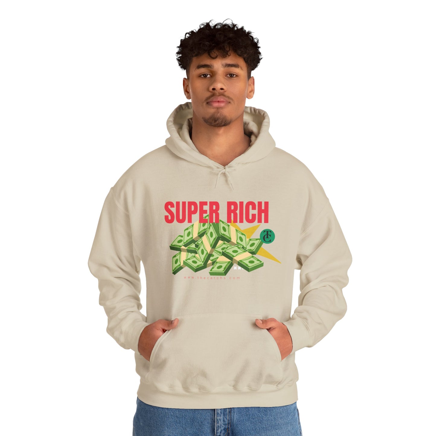 Super Rich Hoodie: Casual, Trendy Sweatshirt for Wealth Enthusiasts, Perfect Gift for Birthdays, Graduations, Holidays - THE CATCH