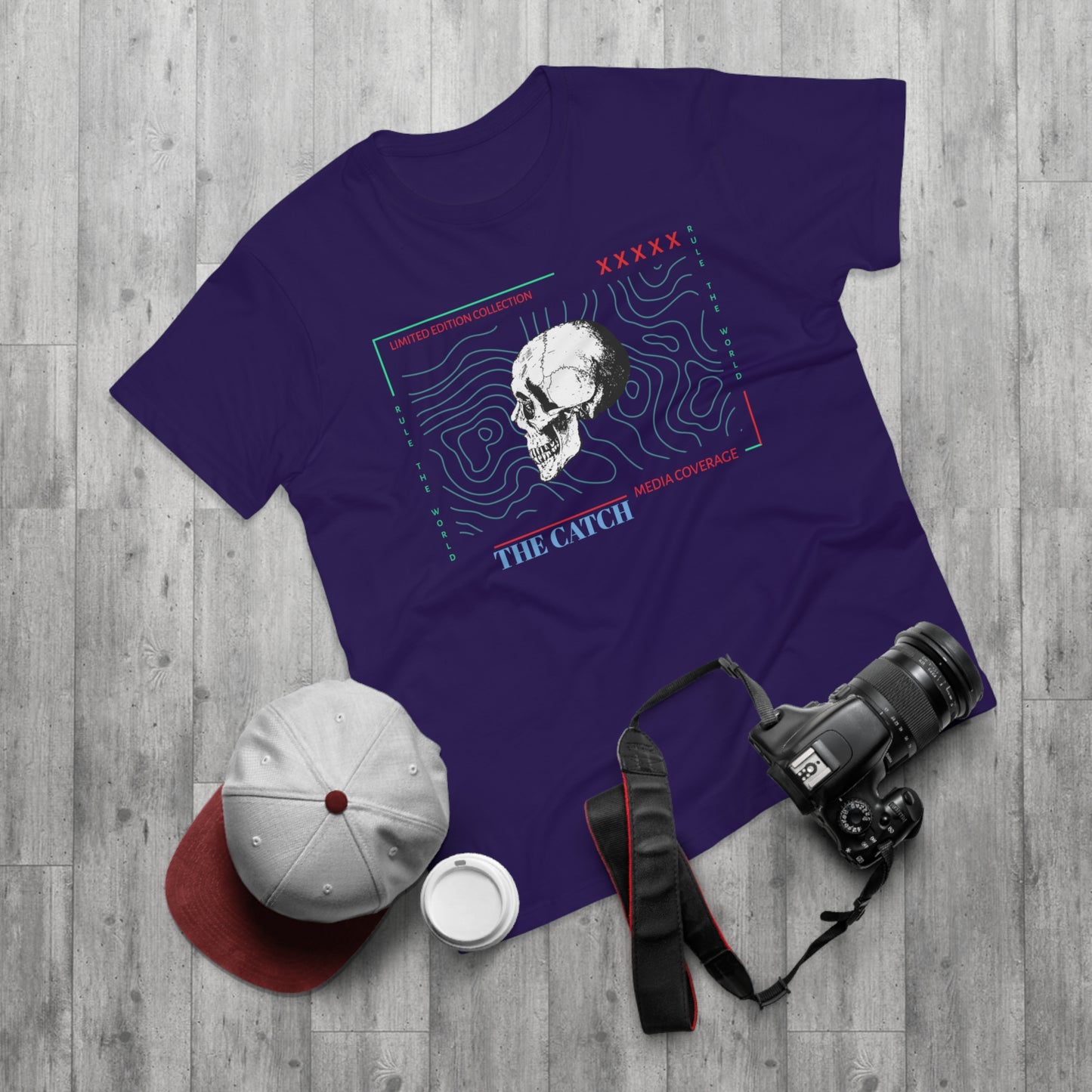 Limited Edition Skull Graphic Men's T-Shirt - The Catch Media Coverage