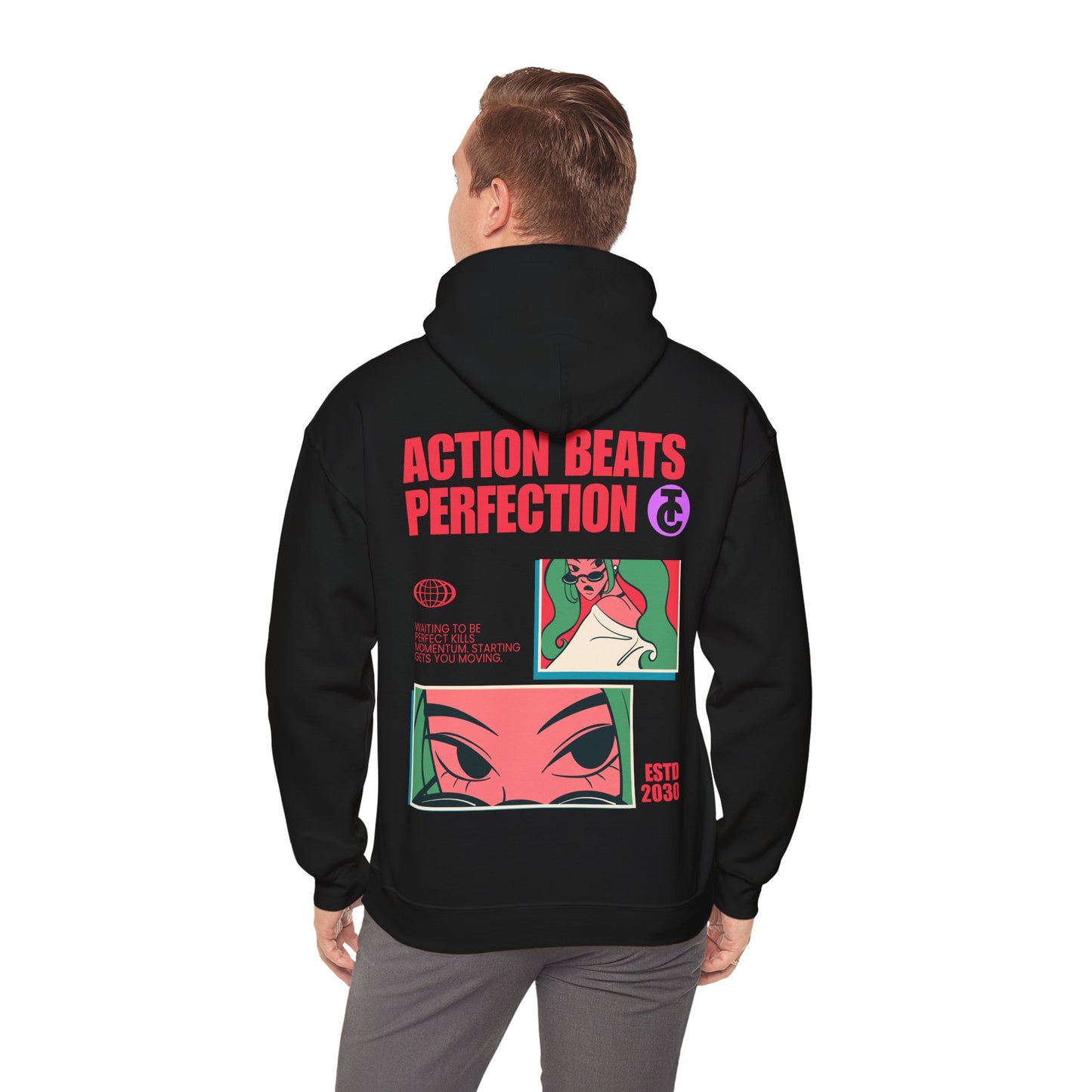 Stylish Hoodie with Bold Graphic Design | Cozy Streetwear for Every Occasion, Trendy Gift, Casual Wear, Fashion Statement