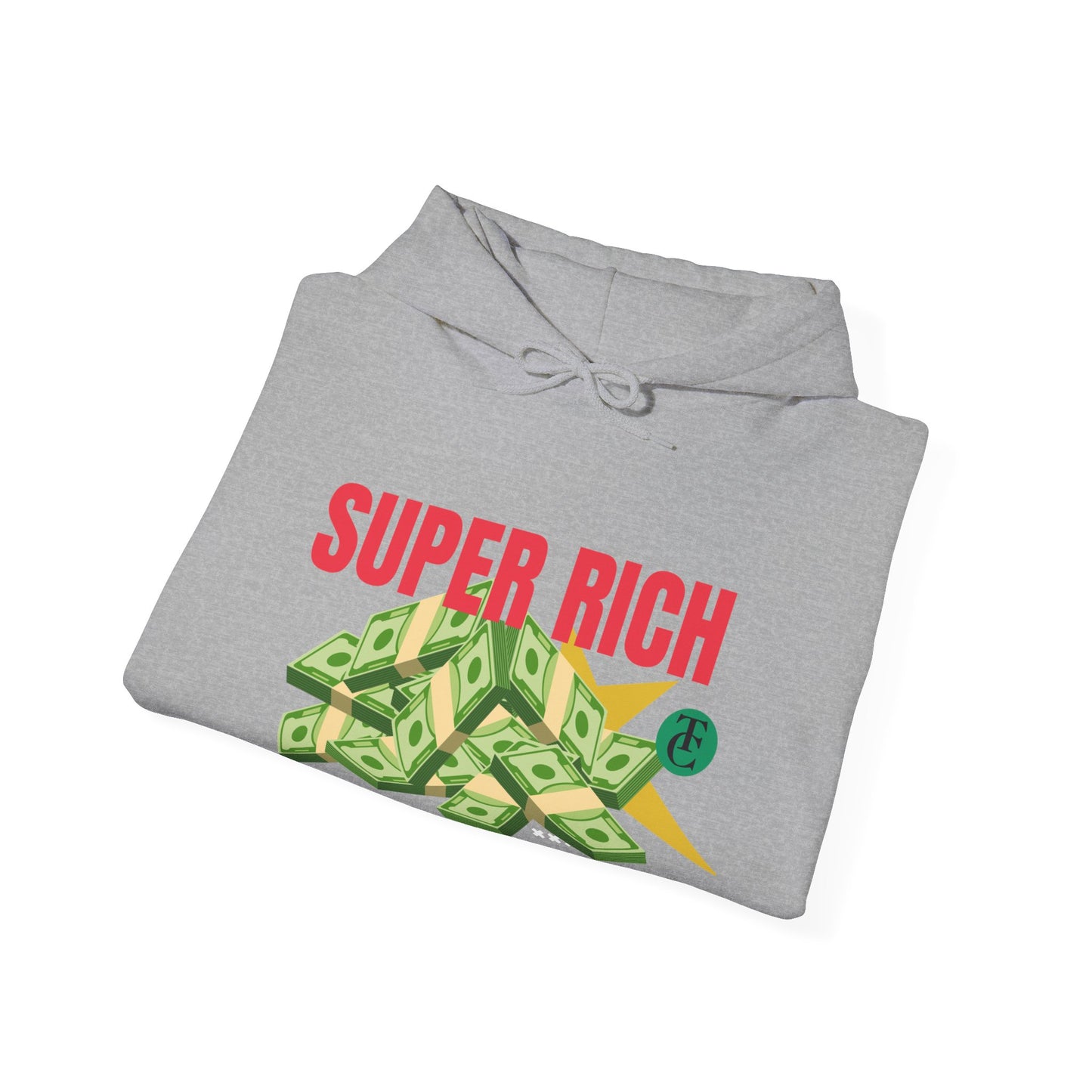 Super Rich Hoodie: Casual, Trendy Sweatshirt for Wealth Enthusiasts, Perfect Gift for Birthdays, Graduations, Holidays - THE CATCH