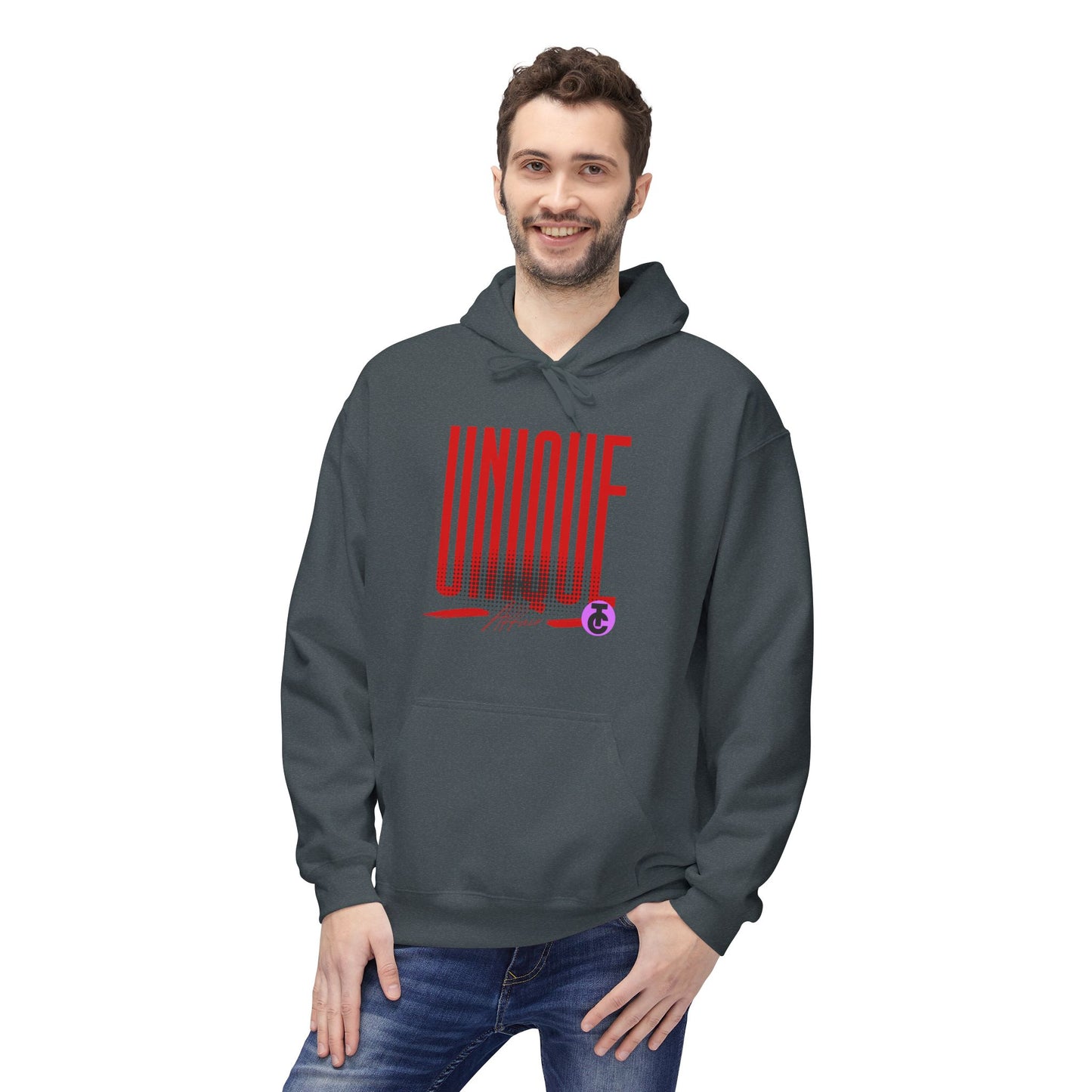Unique Softstyle Fleece Hoodie - Trendy Graphic Sweatshirt