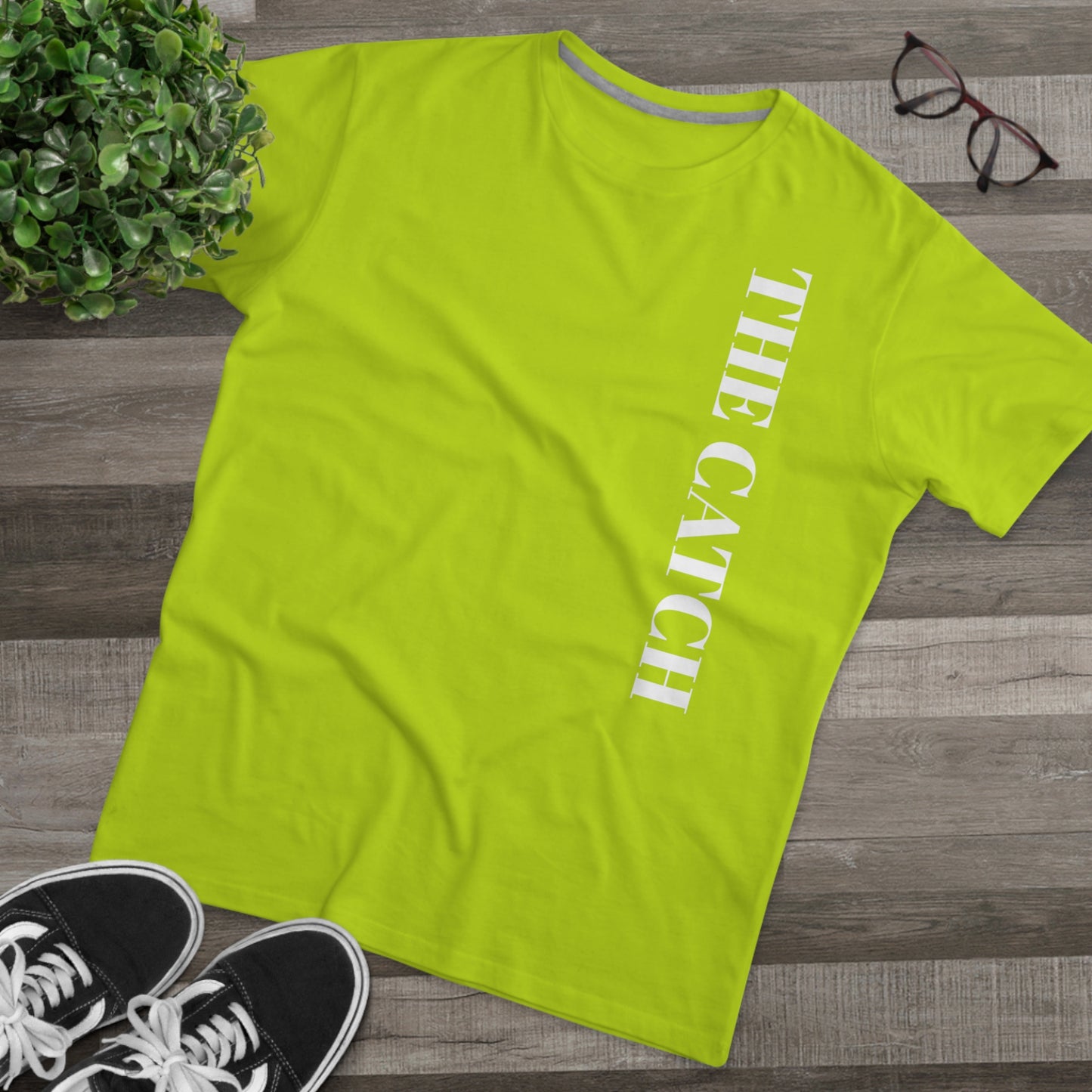 Men's Modern-Fit Tee - Stylish Casual Tee with "THE CATCH" Design
