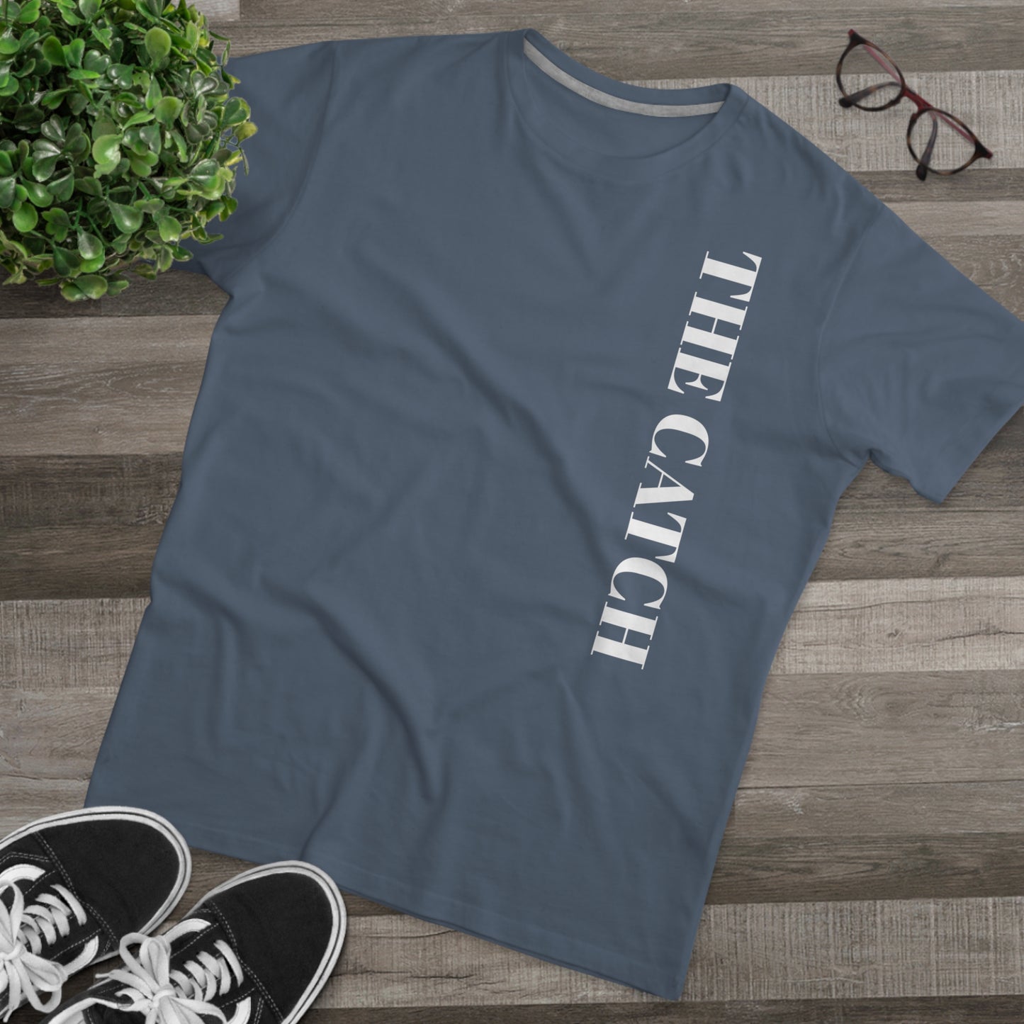 Men's Modern-Fit Tee - Stylish Casual Tee with "THE CATCH" Design