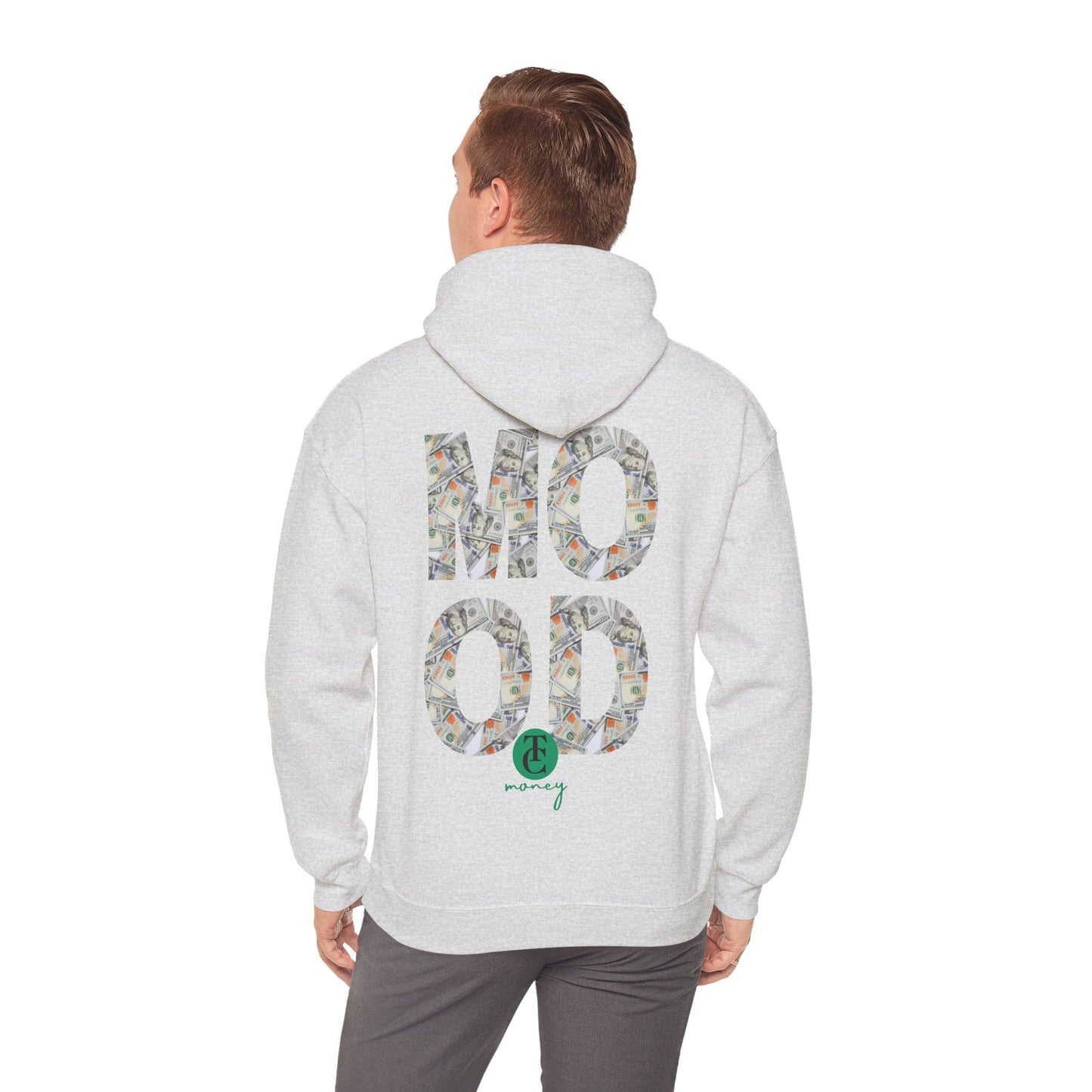 Trendy Hooded Sweatshirt - 'MOOD' Graphic, Comfortable Streetwear, Gift for Friends, Cozy Lounge Wear, Casual Outfit - THE CATCH