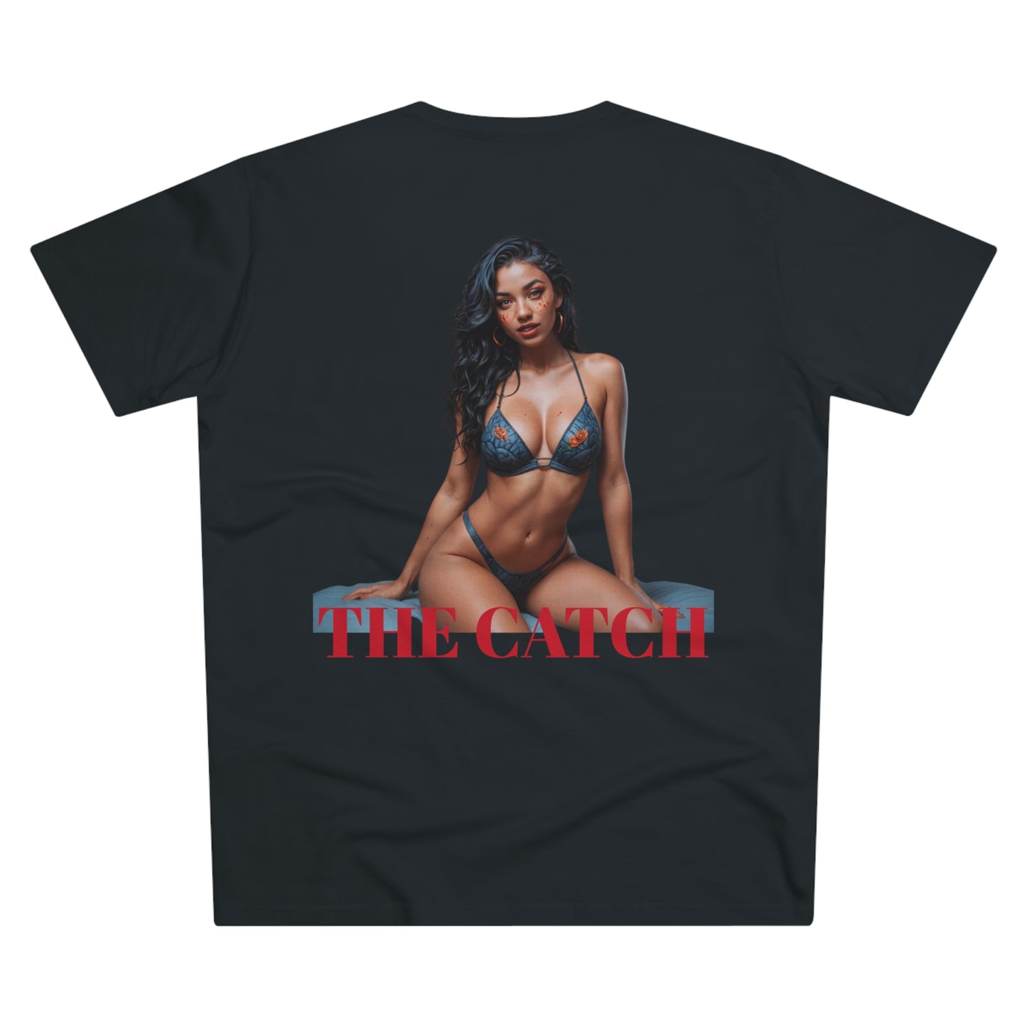 Men's Modern-Fit Tee - Stylish Casual Tee with "THE CATCH" Design